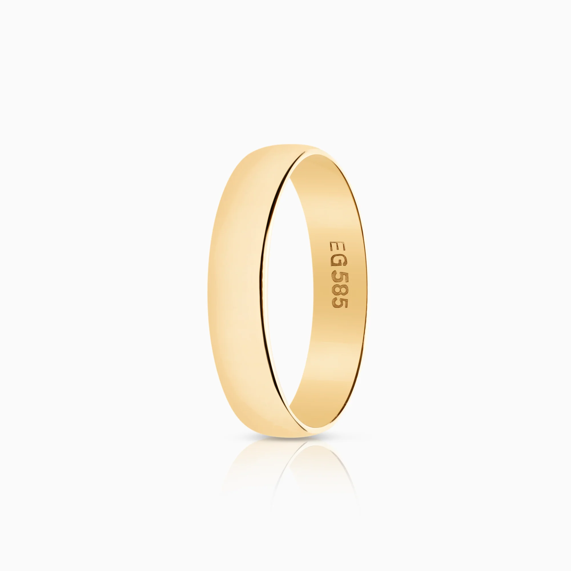 Plain ring 2.00g 14K gold
