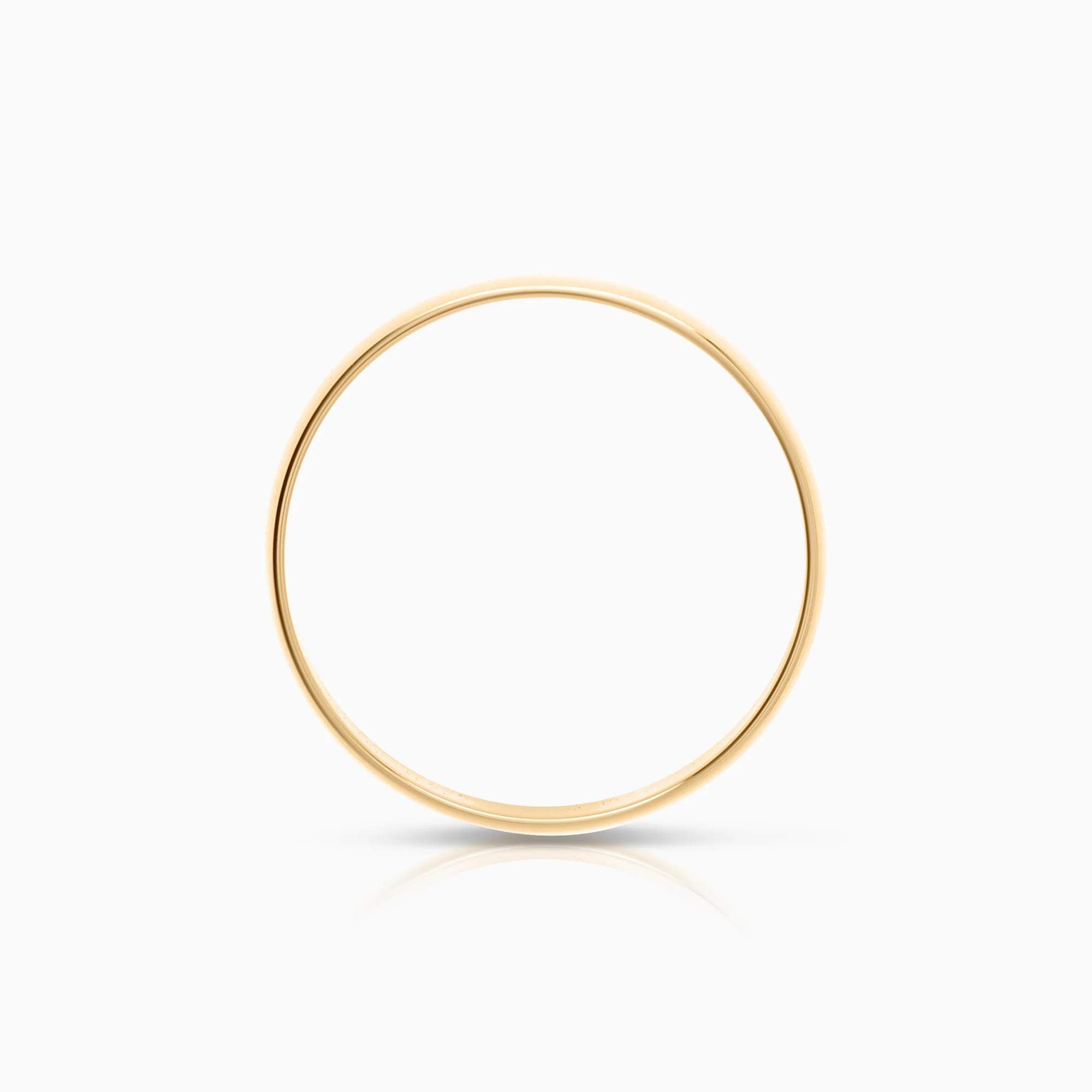 Plain ring 2.00g 14K gold - Image 2
