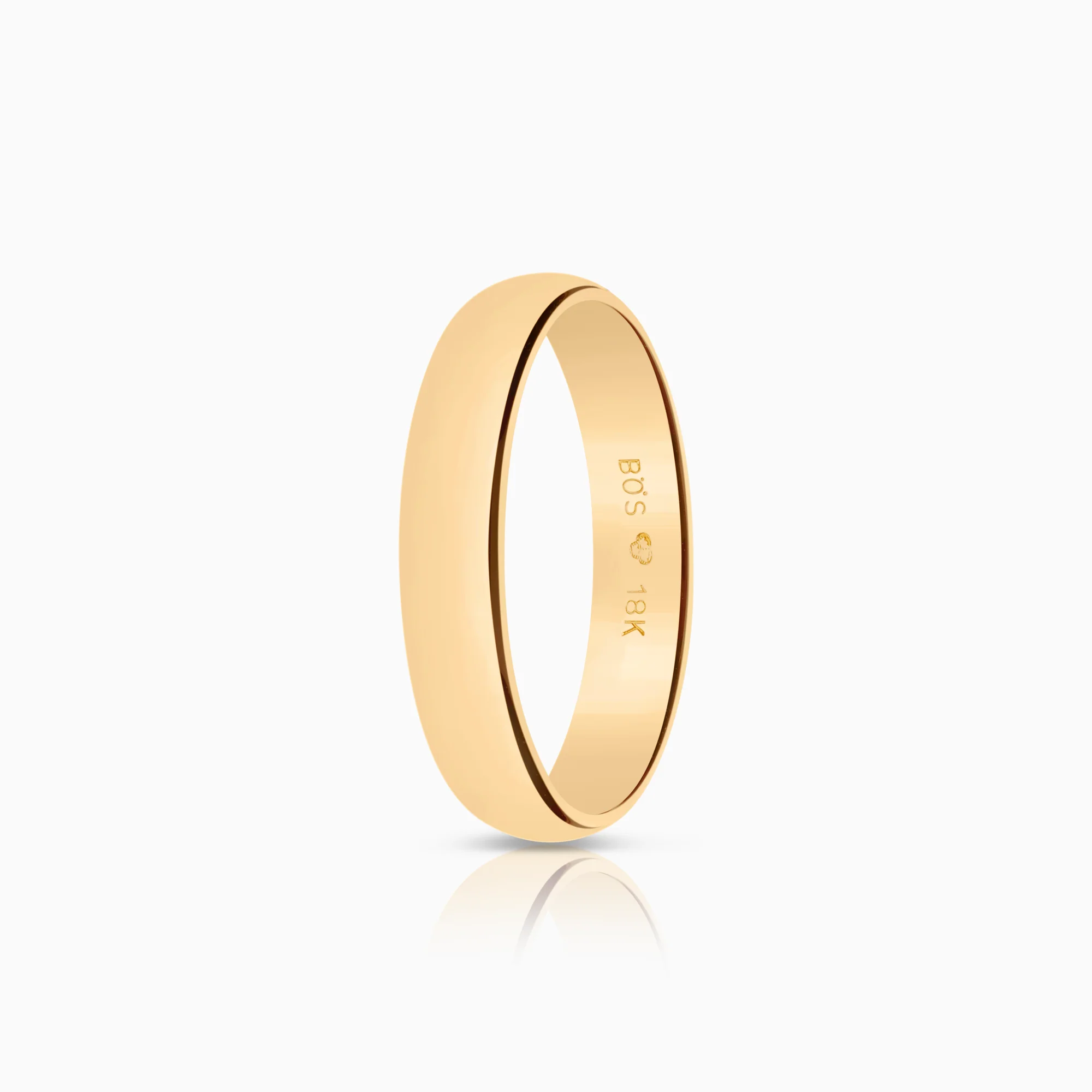 Plain ring 3.08g 18K gold