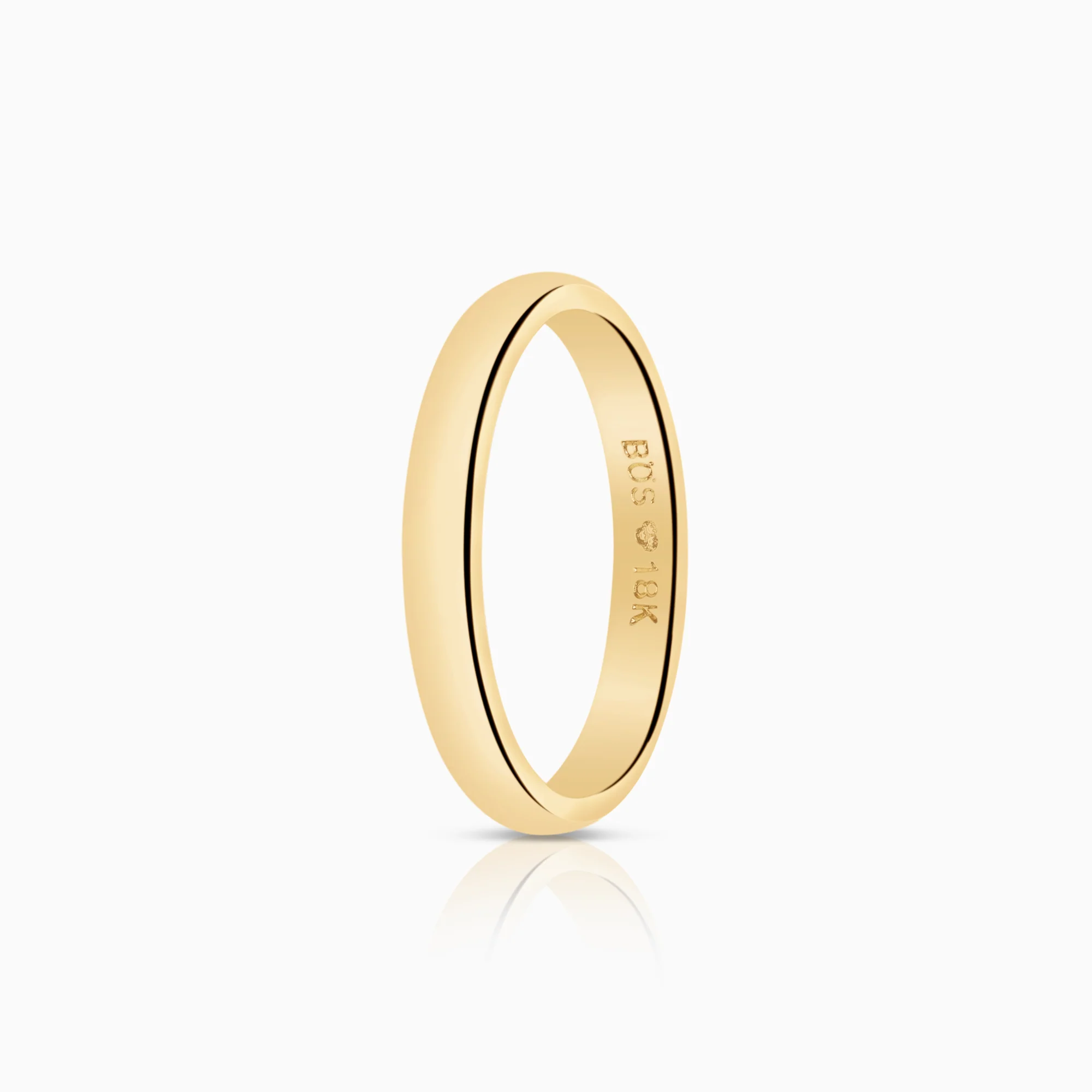 Plain ring 3.30g 18K gold