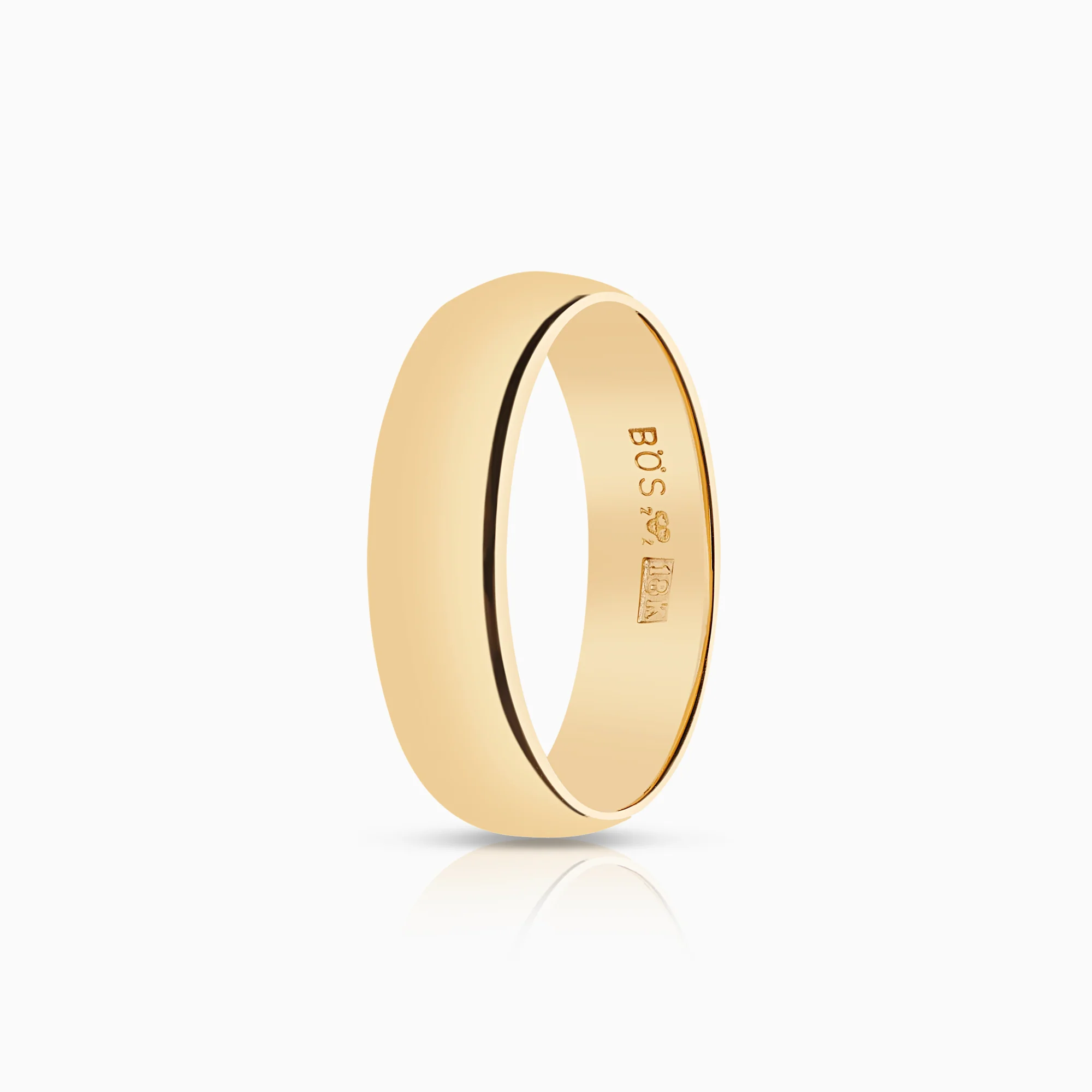 Plain ring 3.44g 18K gold