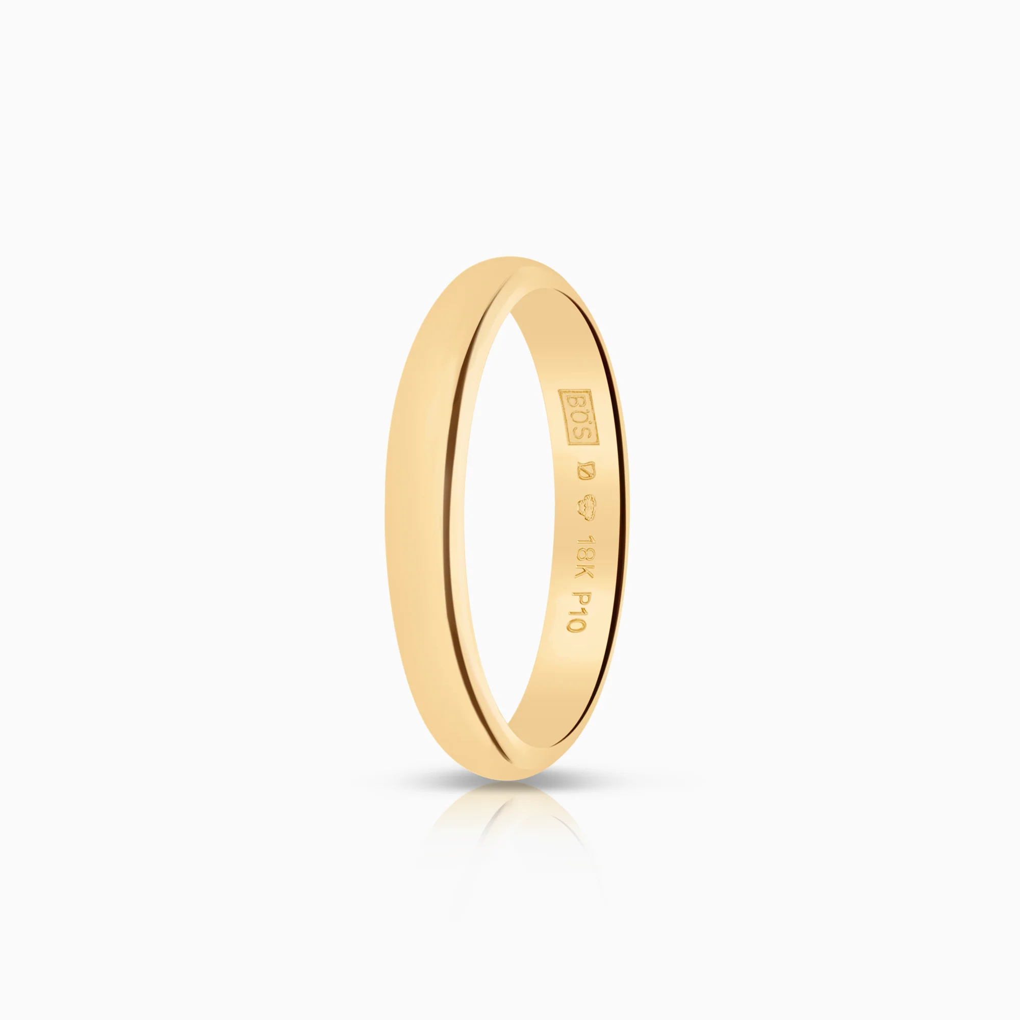 Plain ring 3.53g 18K gold