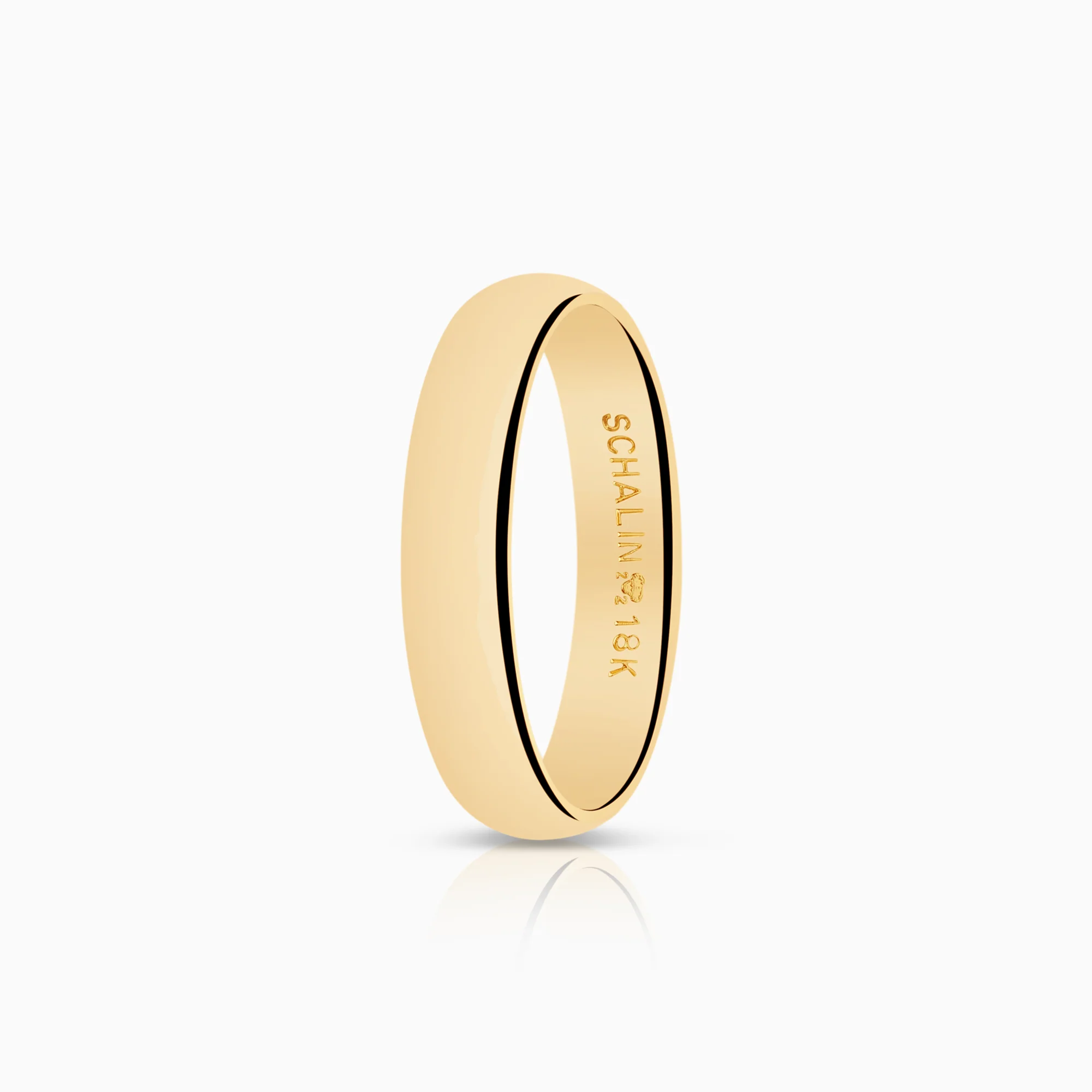 Plain ring 3.57g 18K gold