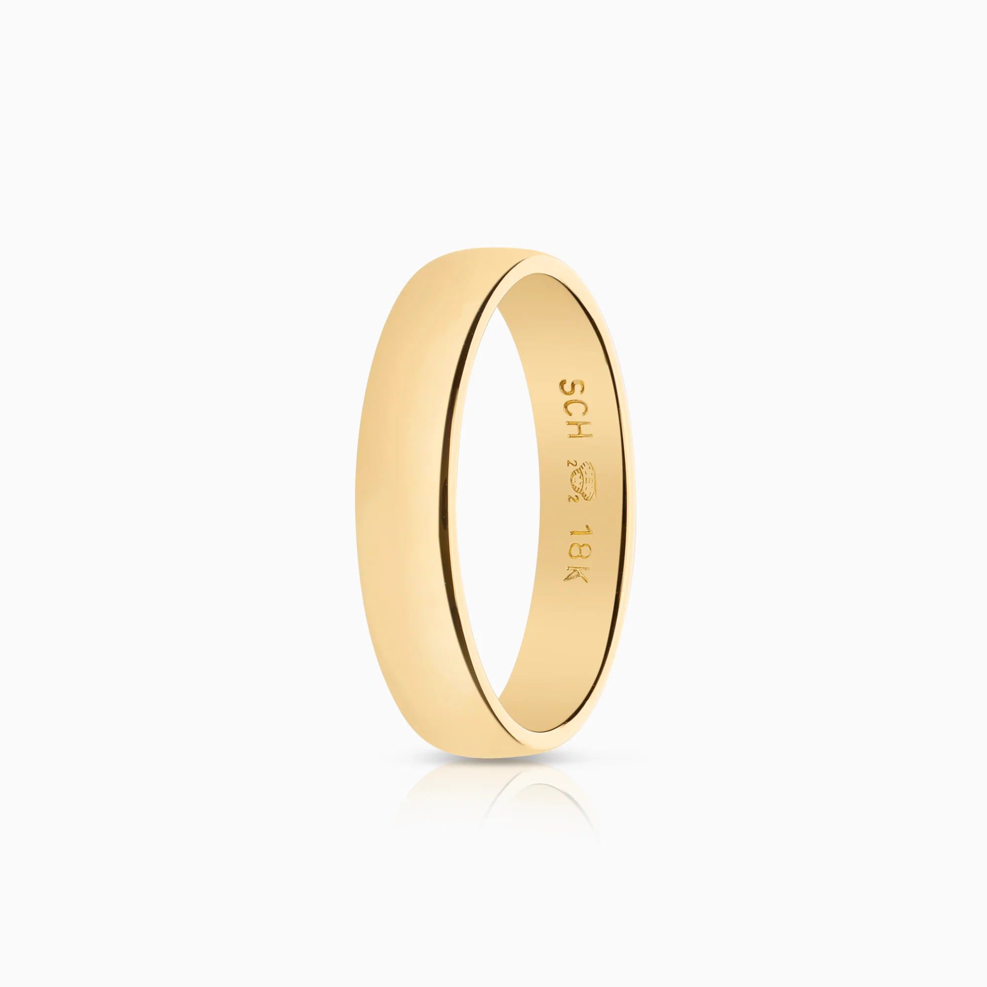 Plain ring 3.76g 18K gold