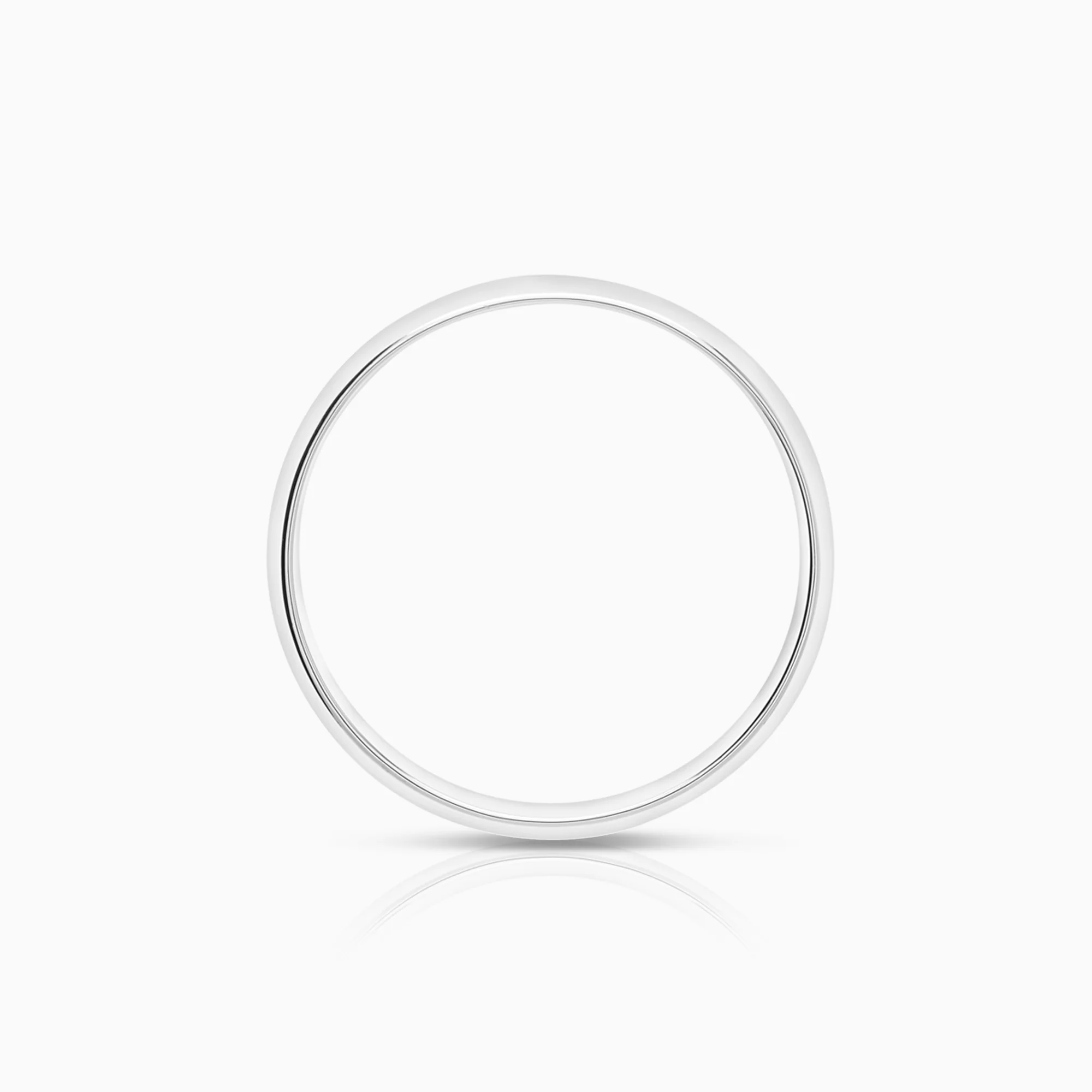 Plain ring 3.96g 18K white gold - Image 2
