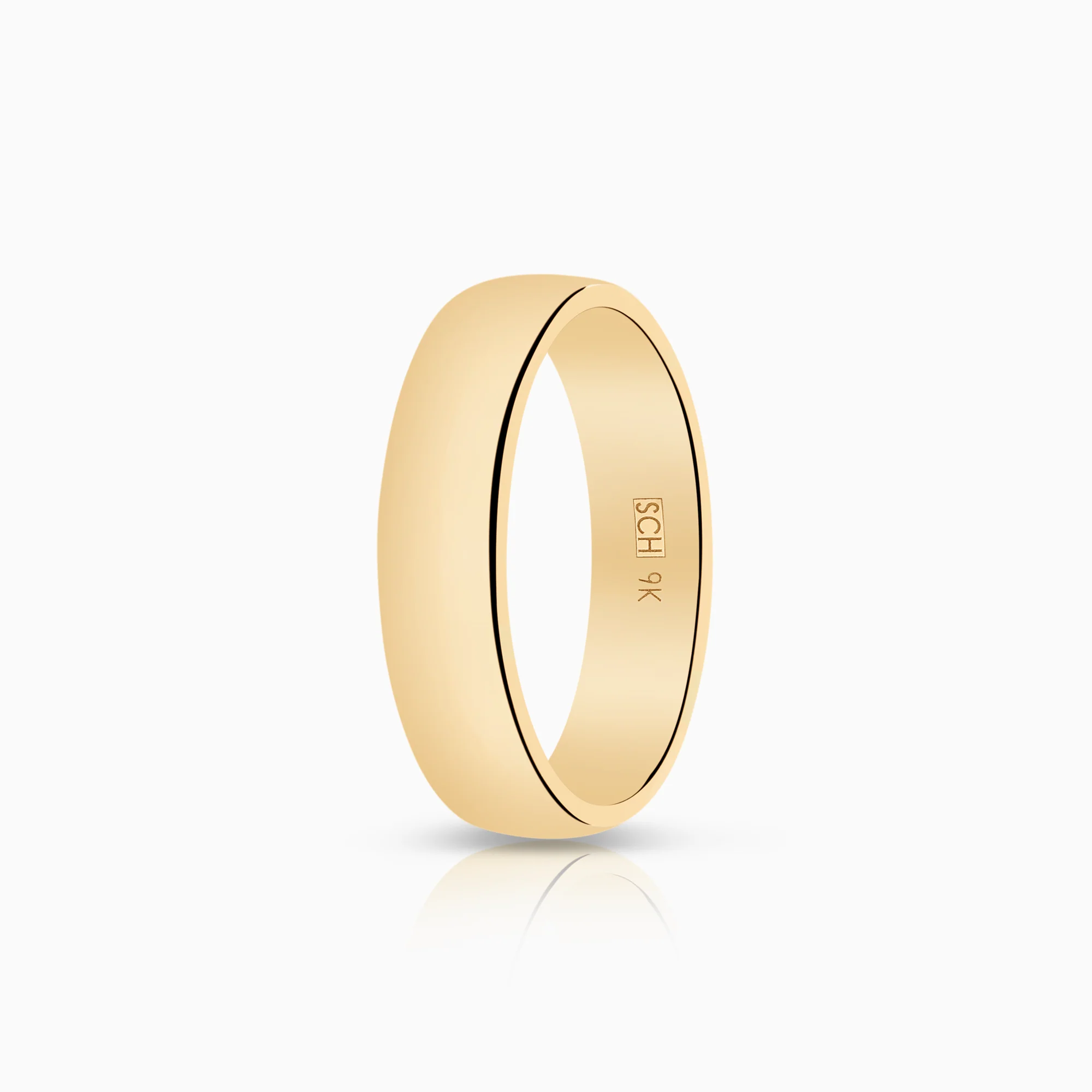 Plain ring 3.96g 9K gold