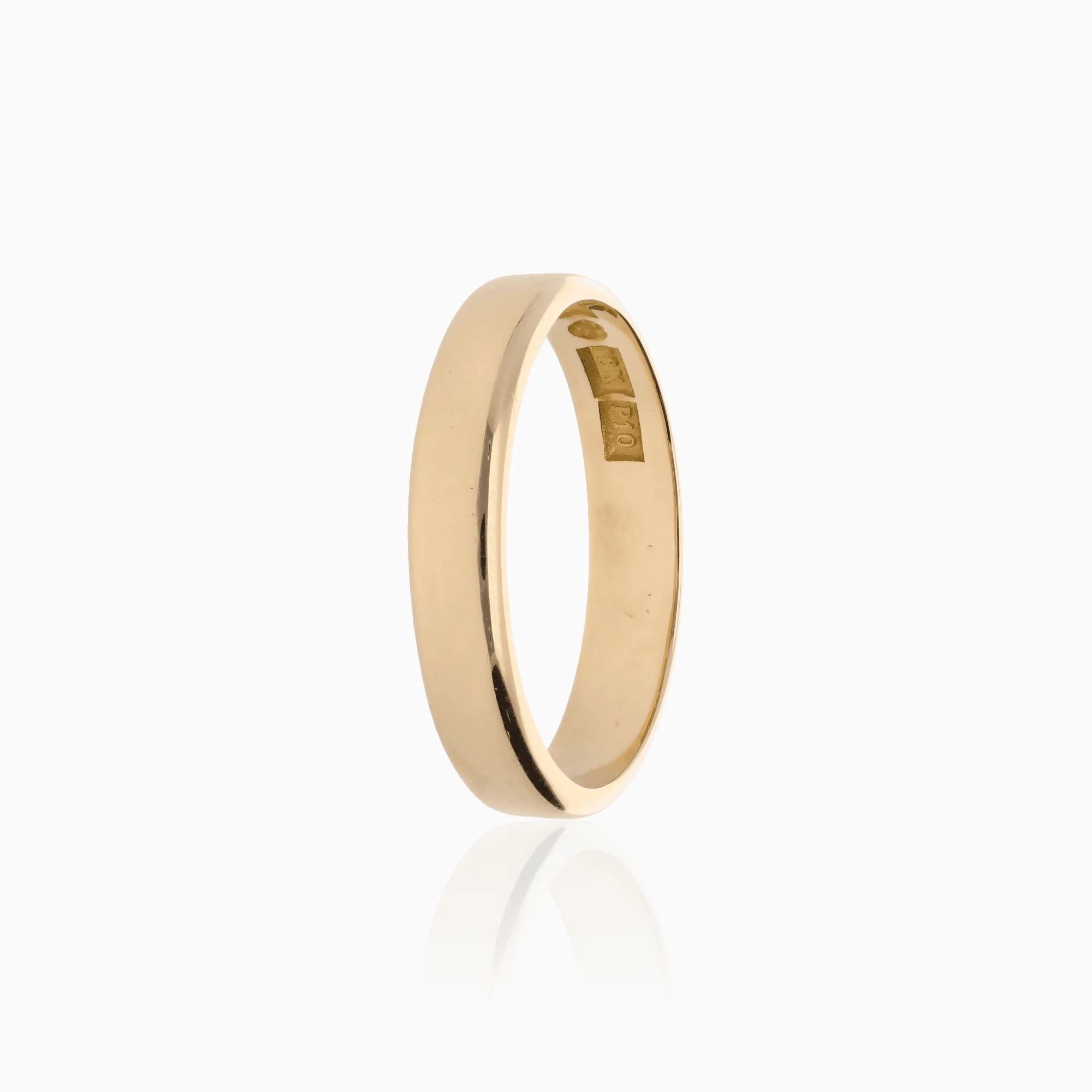 Plain ring 3.42g 18K gold