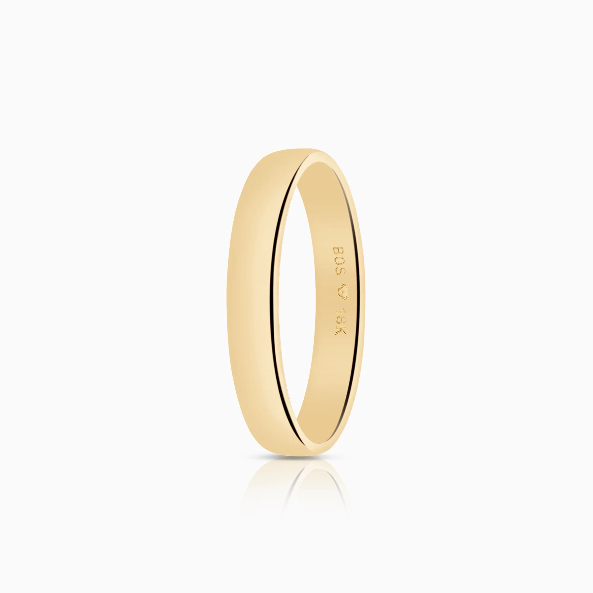 Plain ring 4.01g 18K gold