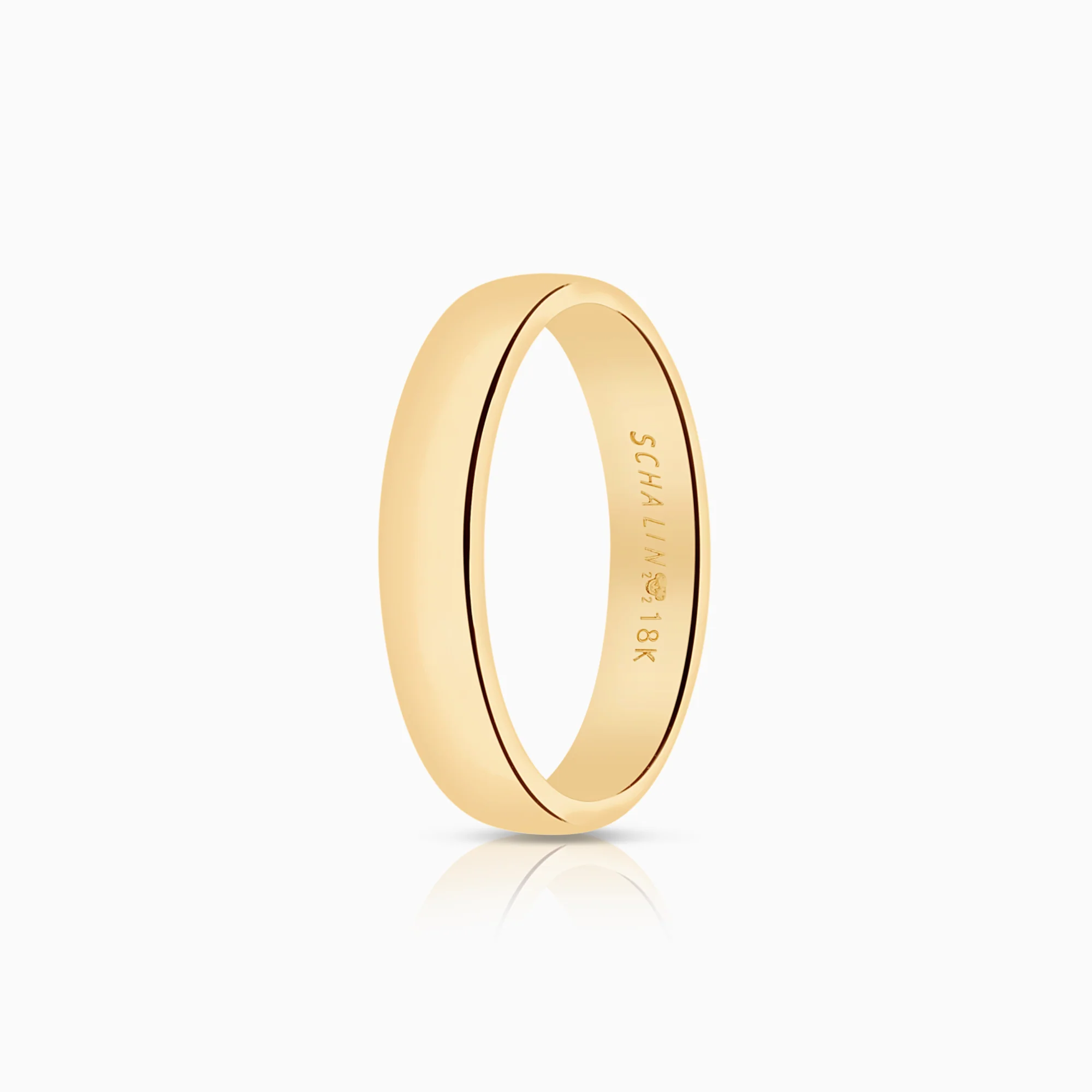 Plain ring 4.12g 18K gold