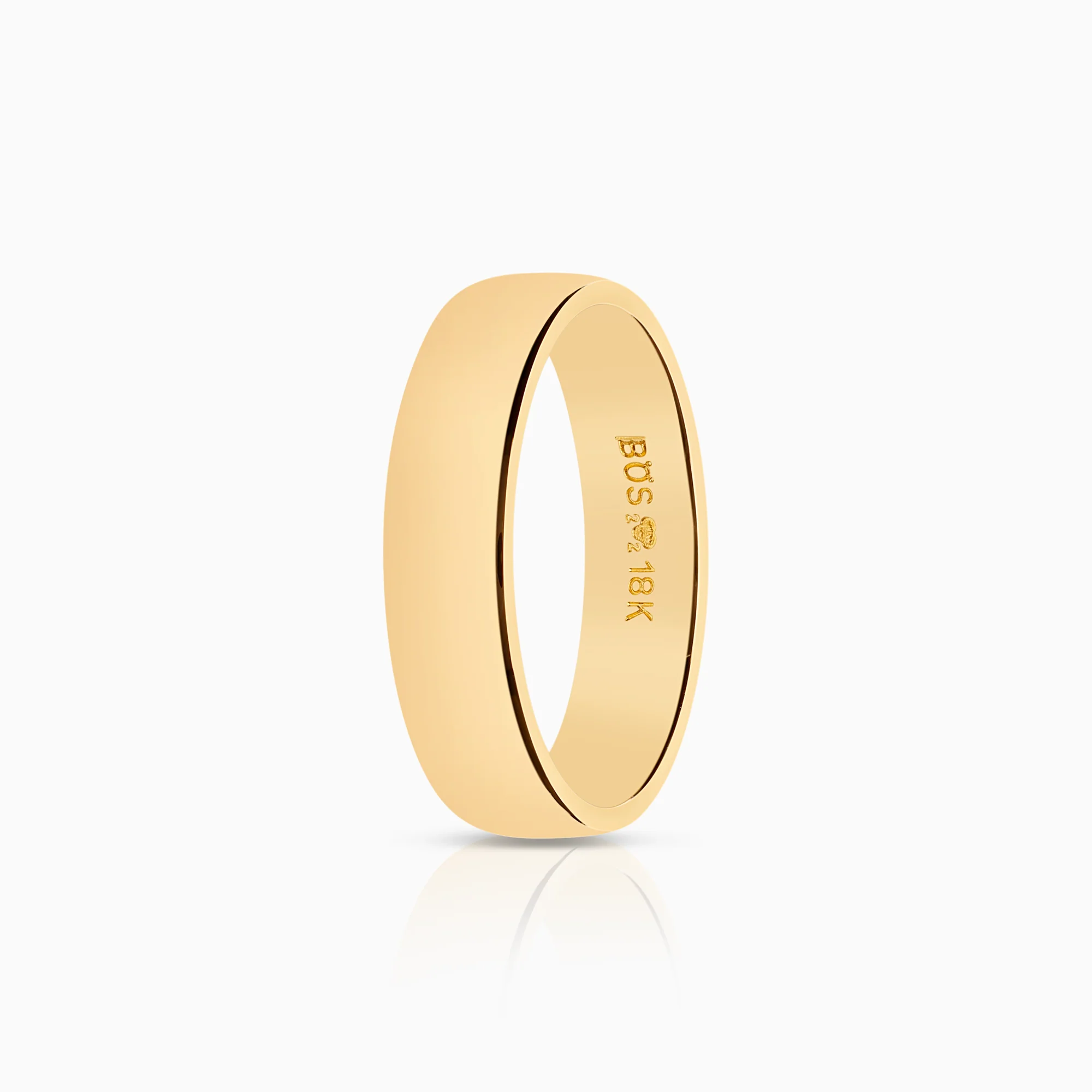Plain ring 4.92g 18K gold