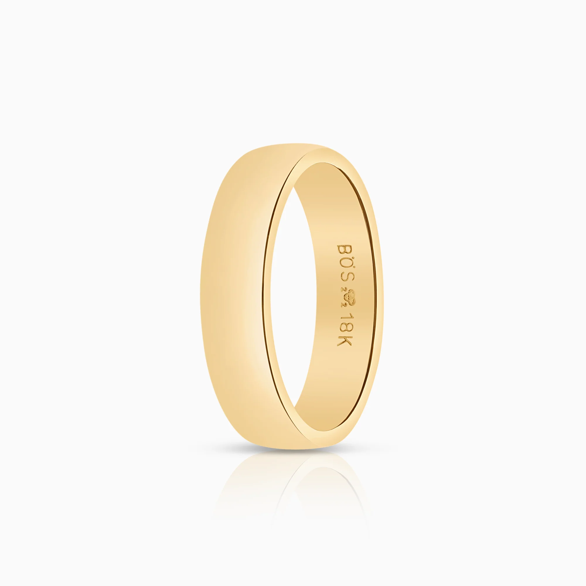 Plain ring 4.95g 18K gold