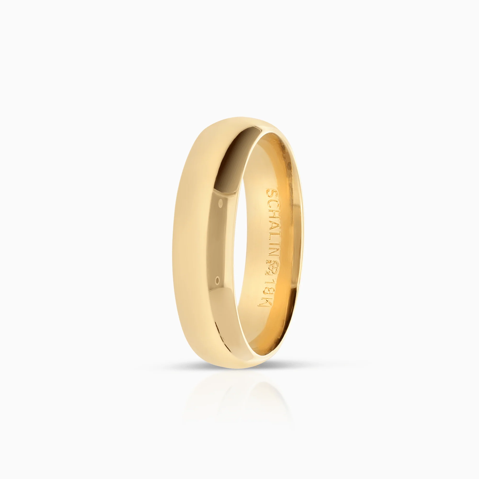 Plain ring 4.58g 18K gold