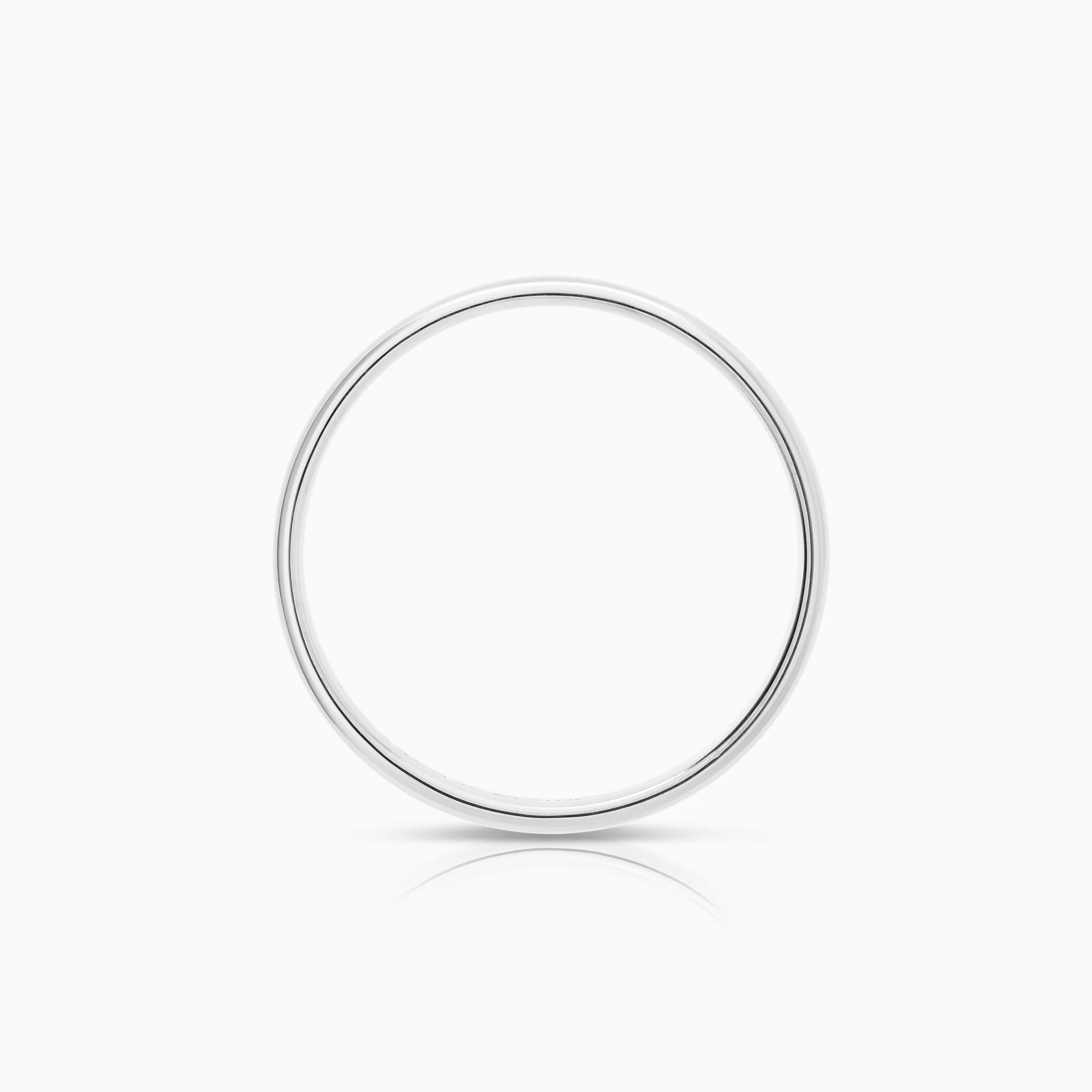 Plain ring 5.23g 18K white gold - Image 2