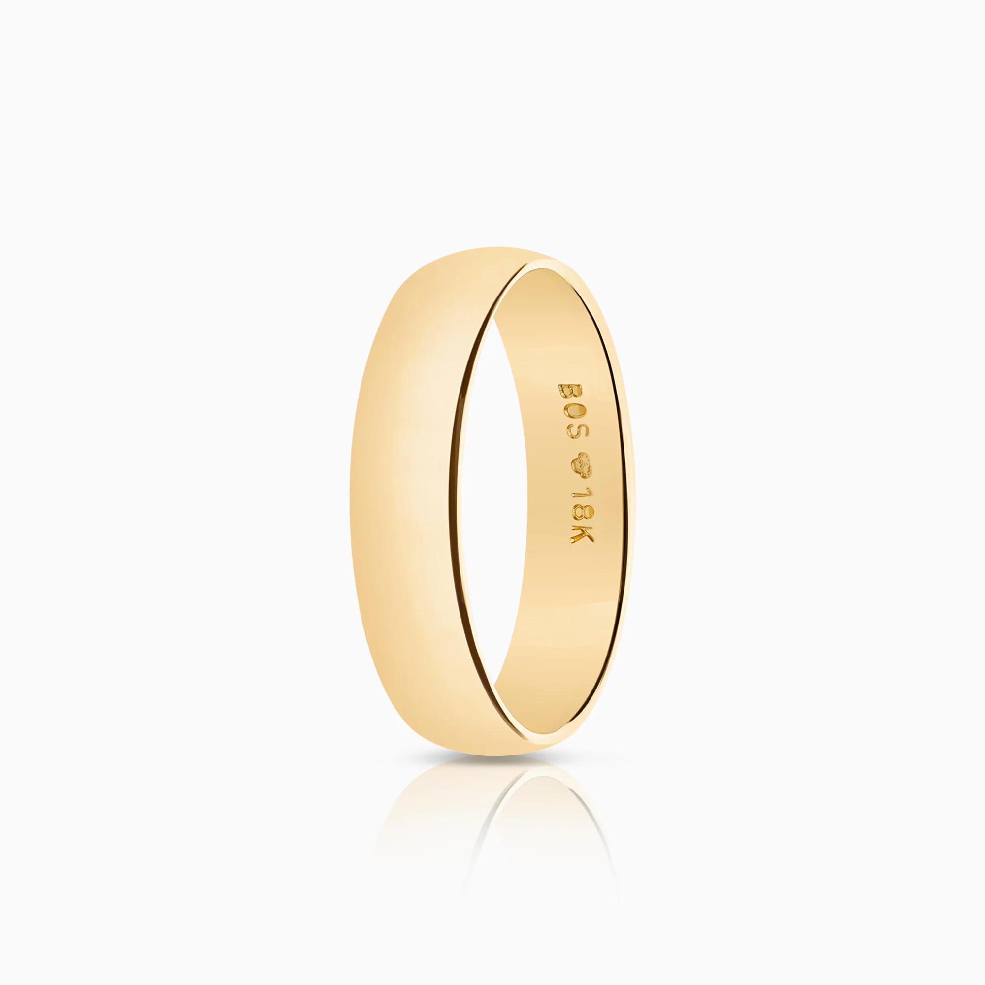 Plain ring 5.26g 18K gold