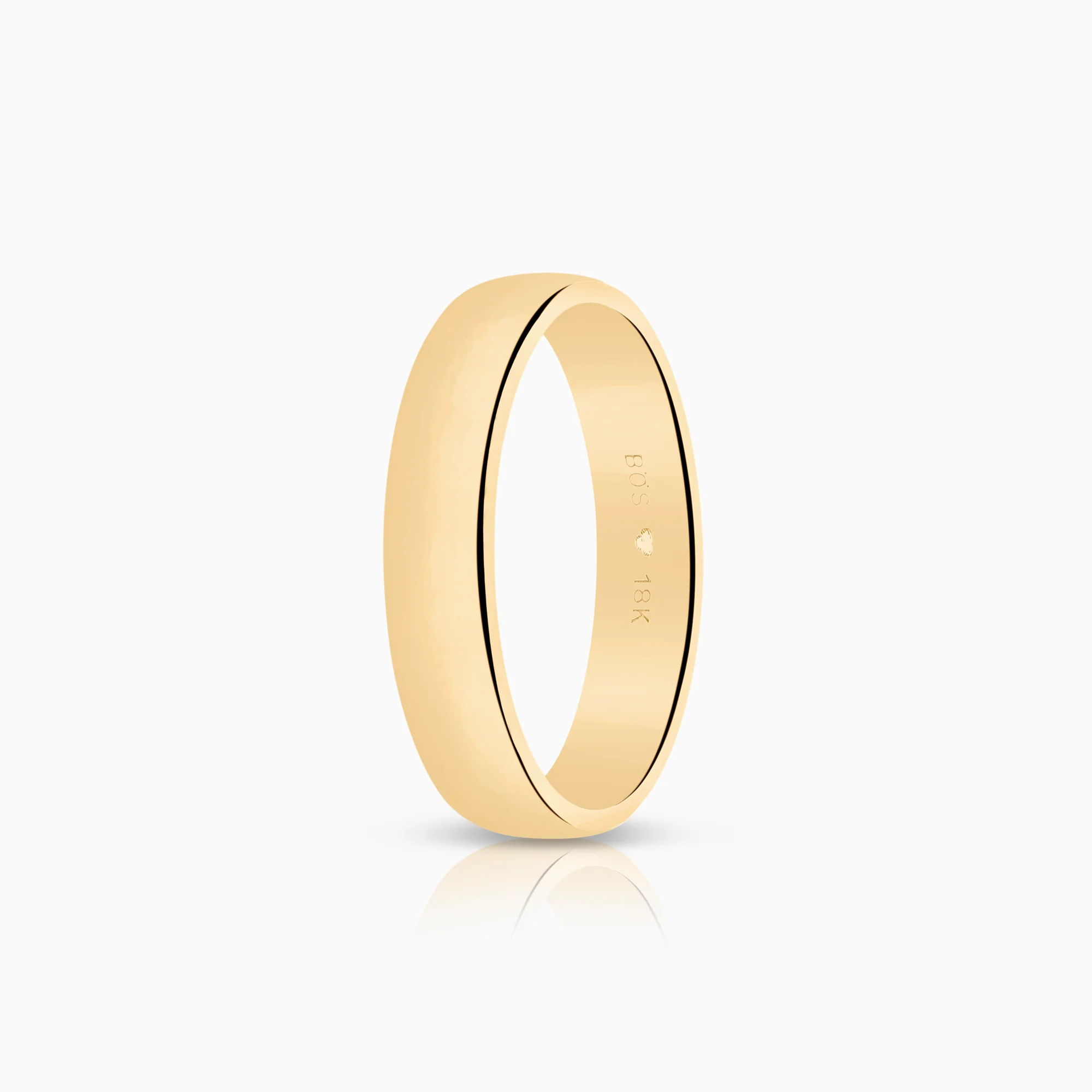 Plain ring 5.36g 18K gold