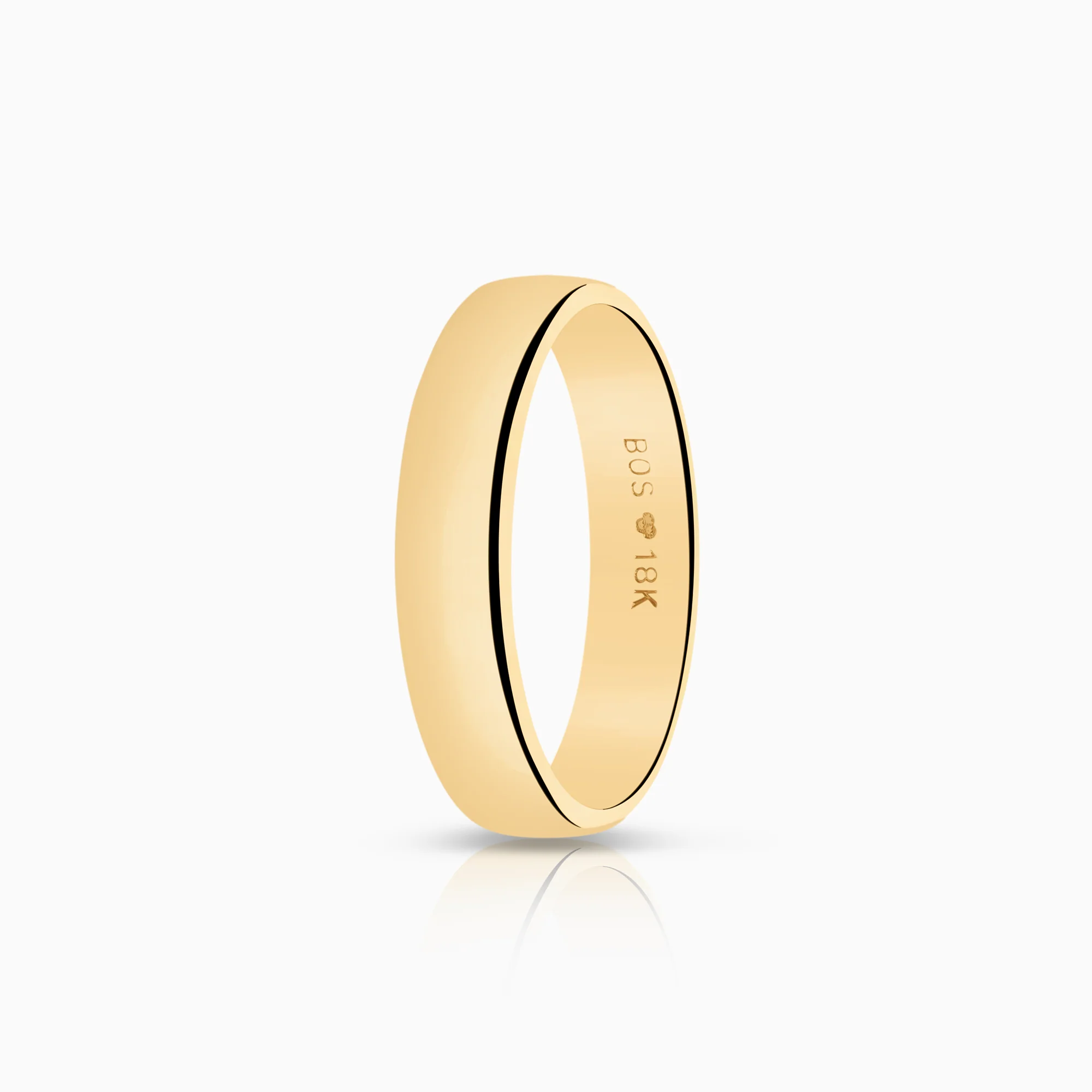Plain ring 5.38g 18K gold
