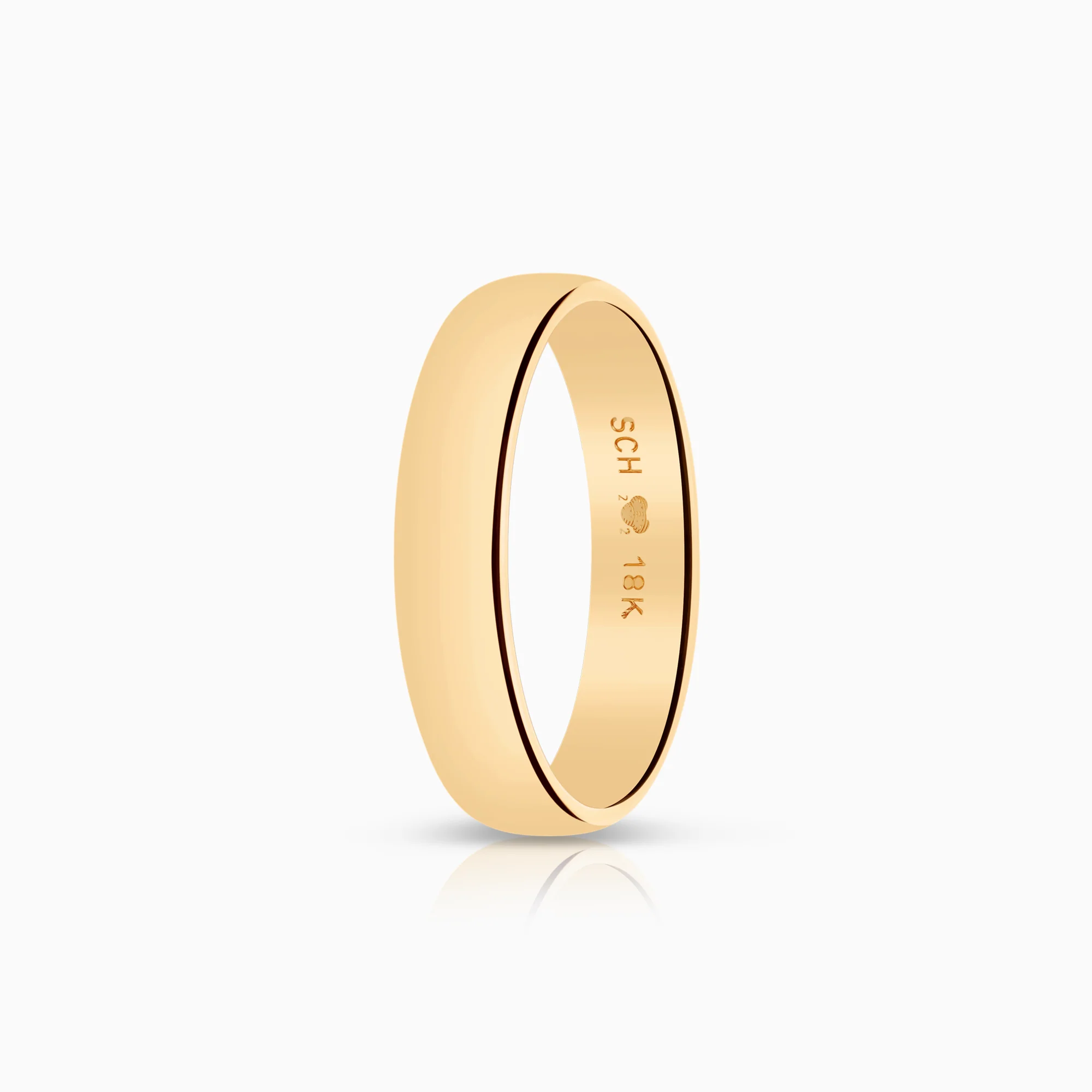 Plain ring 5.40g 18K gold