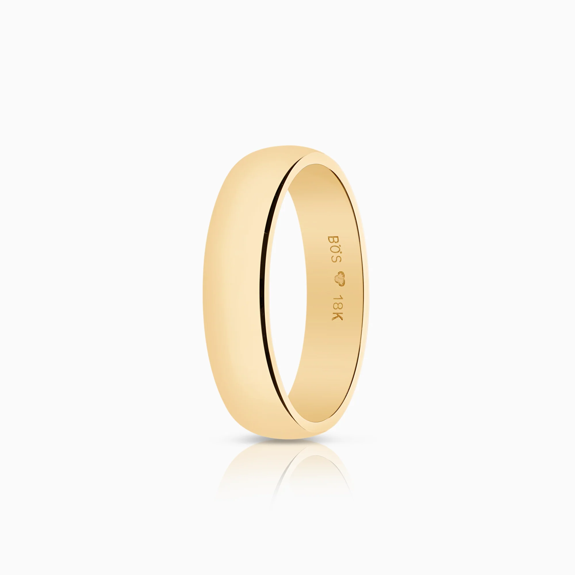 Plain ring 5.44g 18K gold