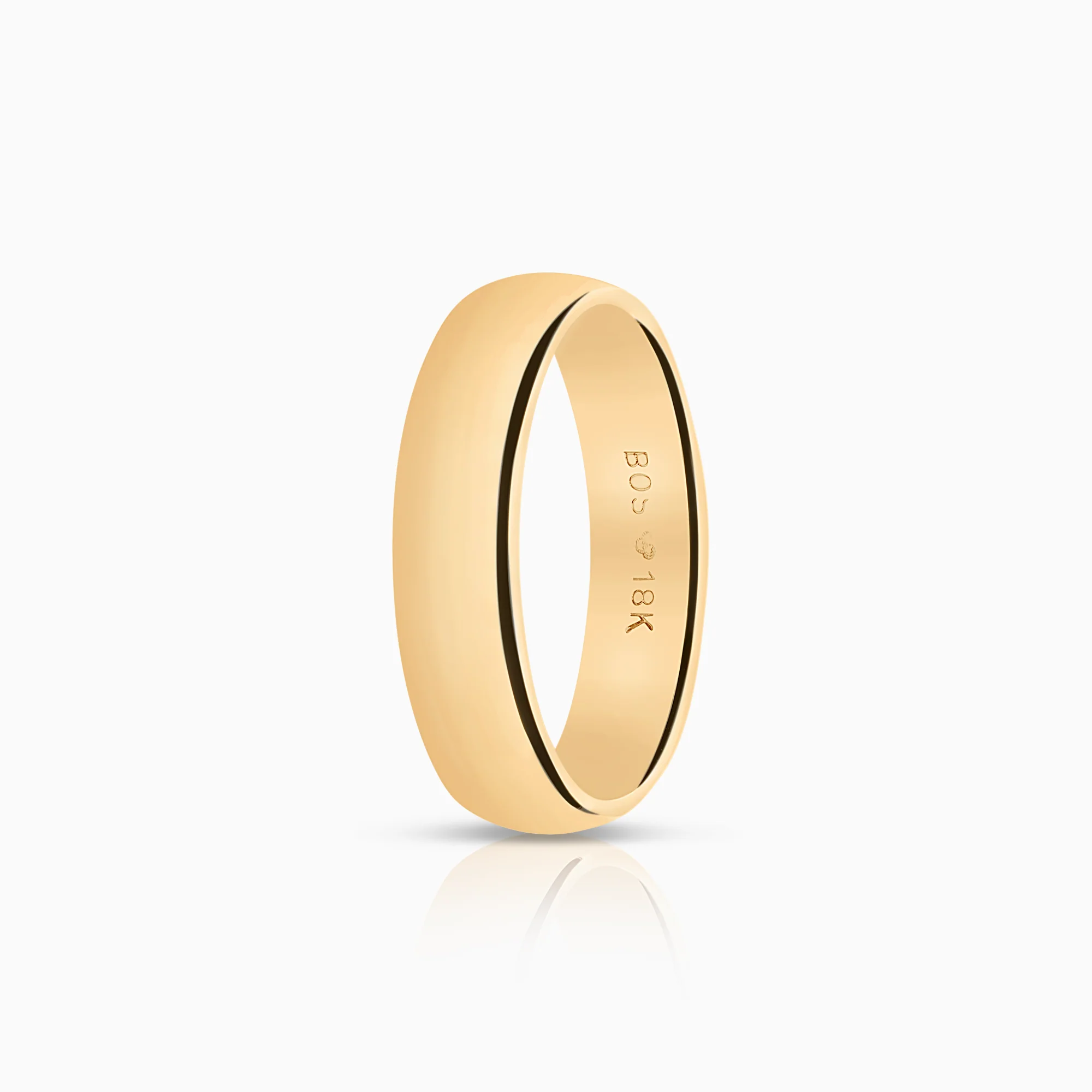 Plain ring Schalins 5.52g 18K gold