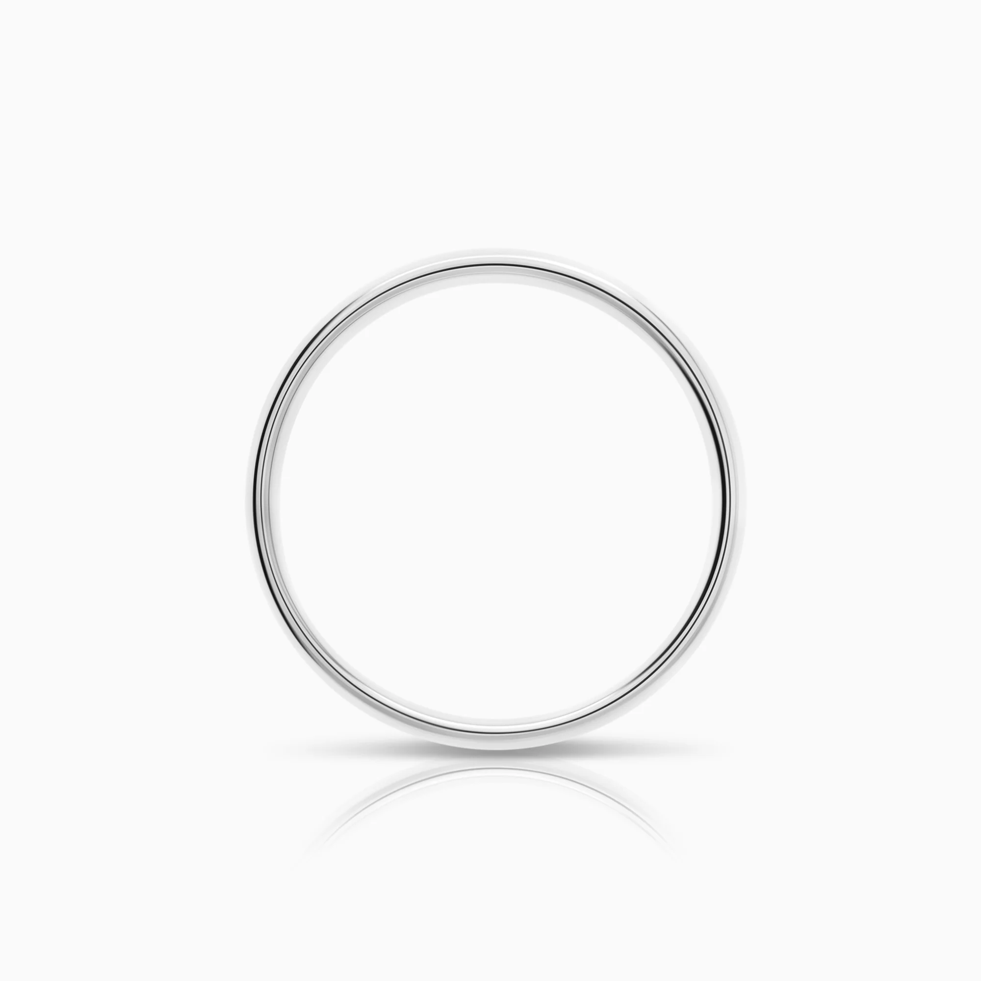Plain ring 5.56g 18K white gold - Image 2