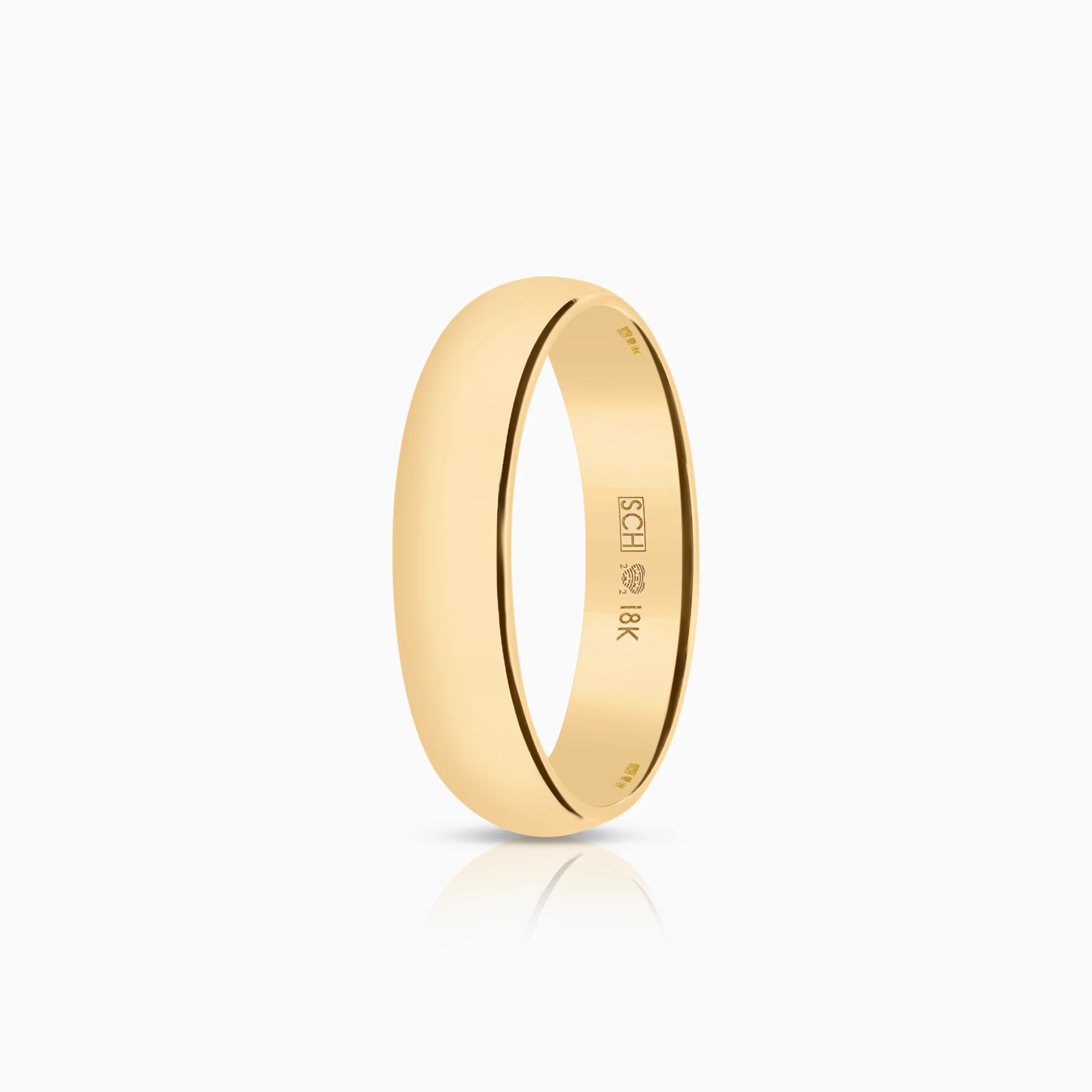 Plain ring Schalins 5.94g 18K gold