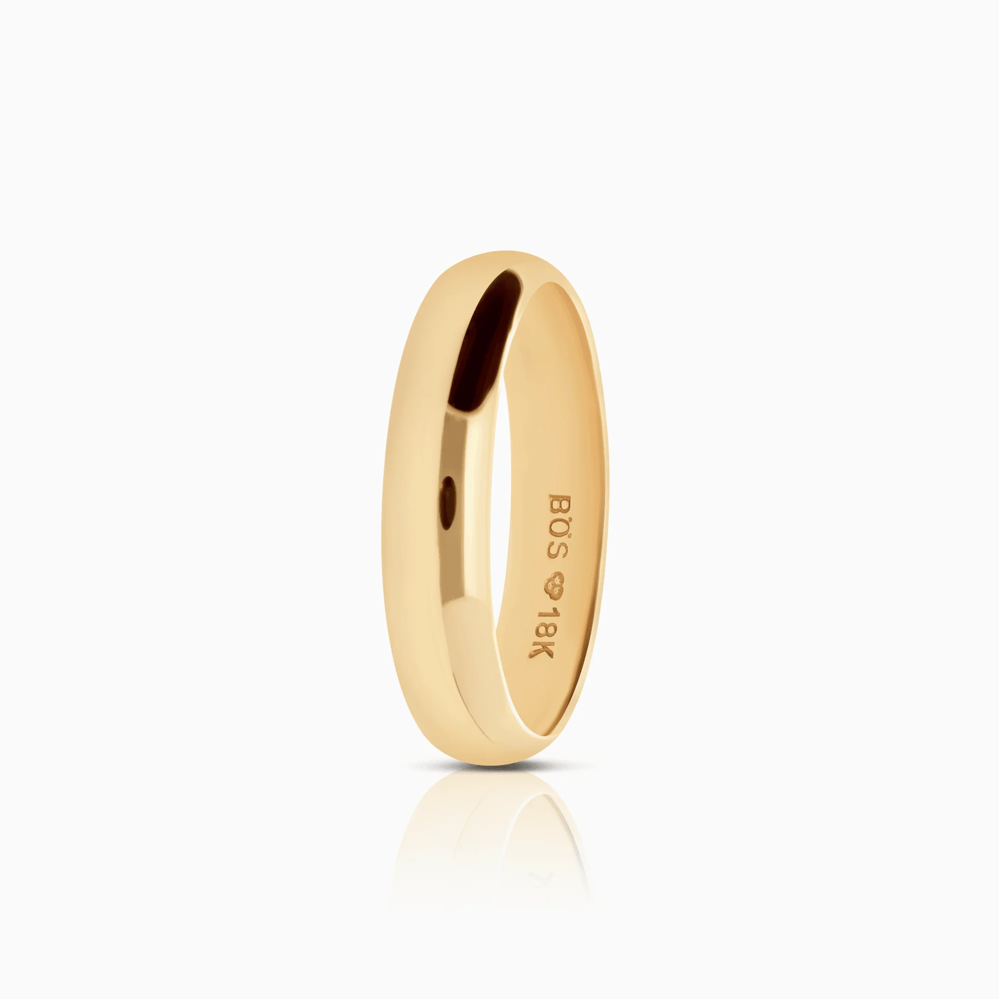 Plain ring 5.08g 18K gold