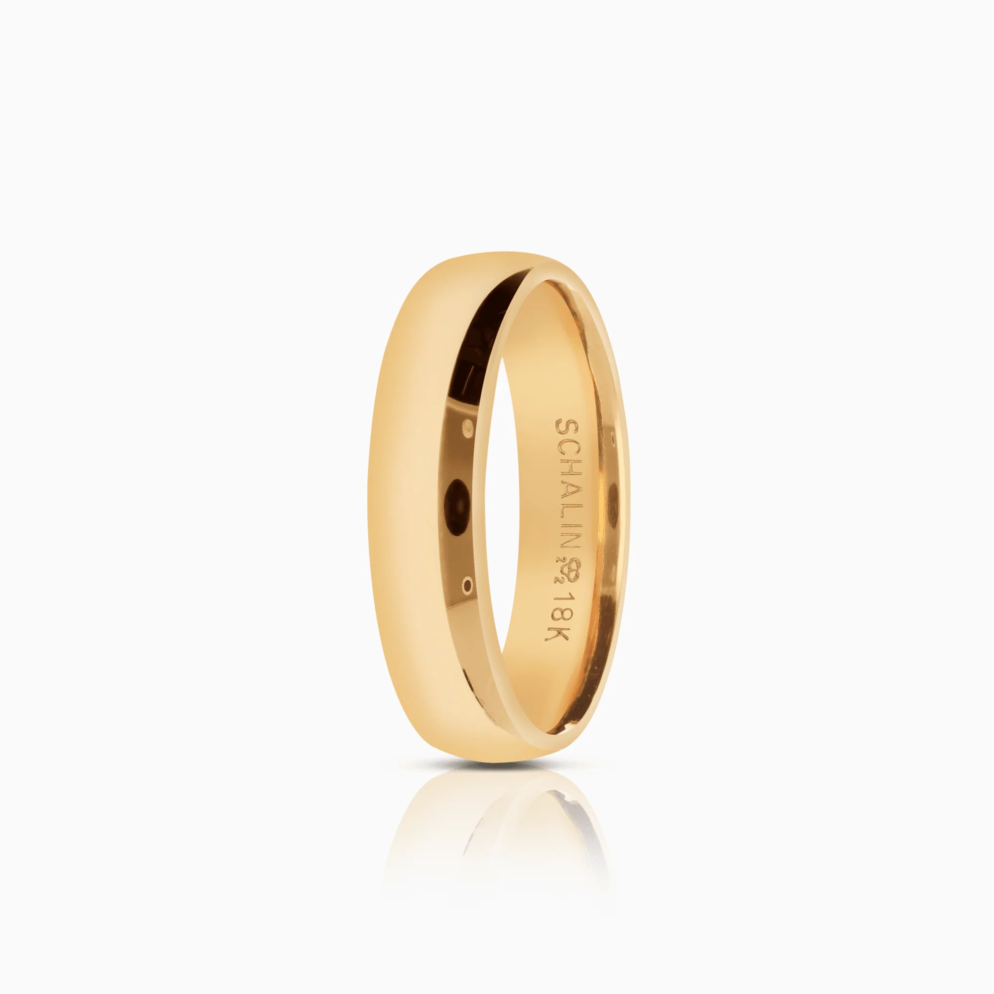 Plain ring 5.60g 18K gold
