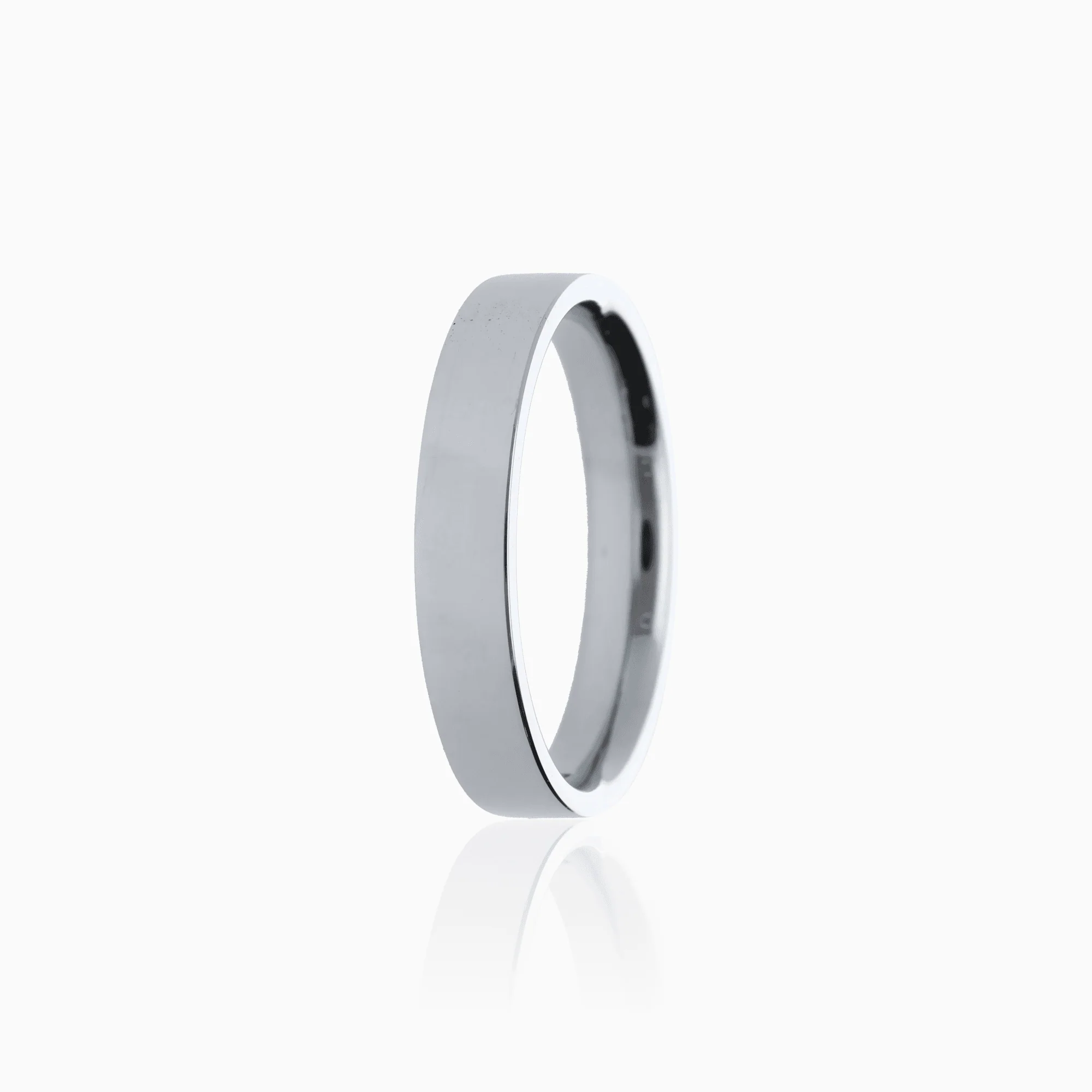 Plain ring 5.70g 18K white gold