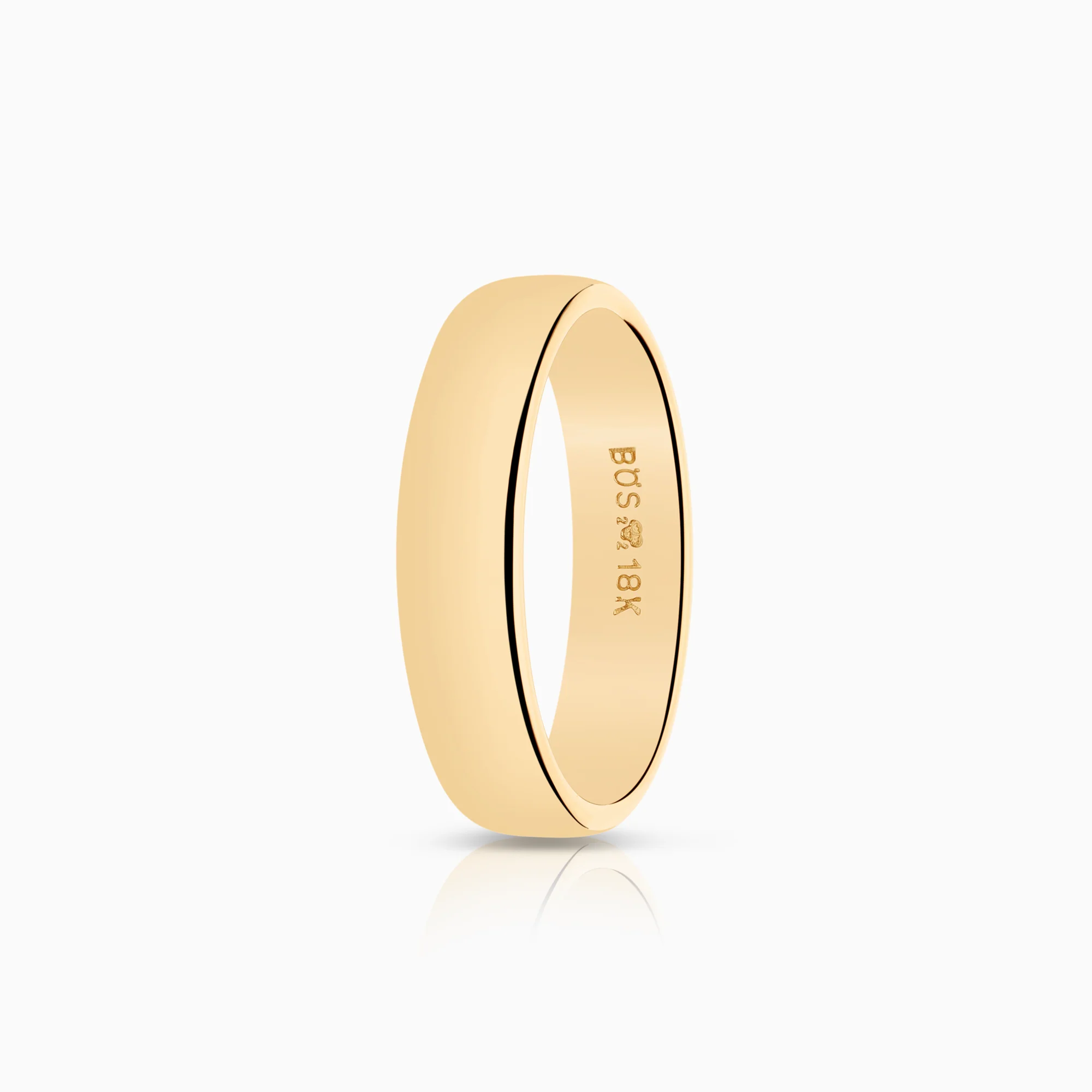 Plain ring 6.17g 18K gold