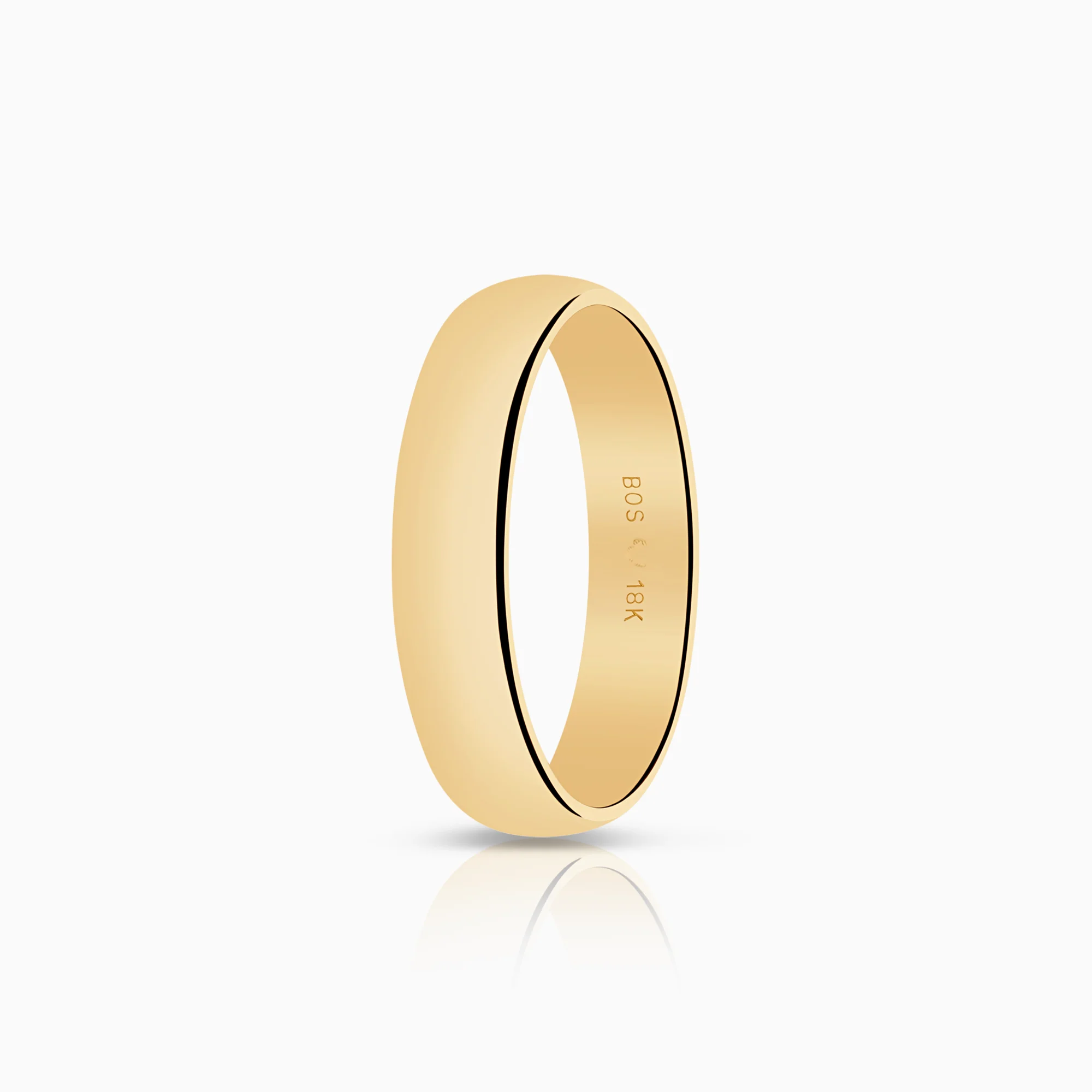 Plain ring 6.42g 18K gold