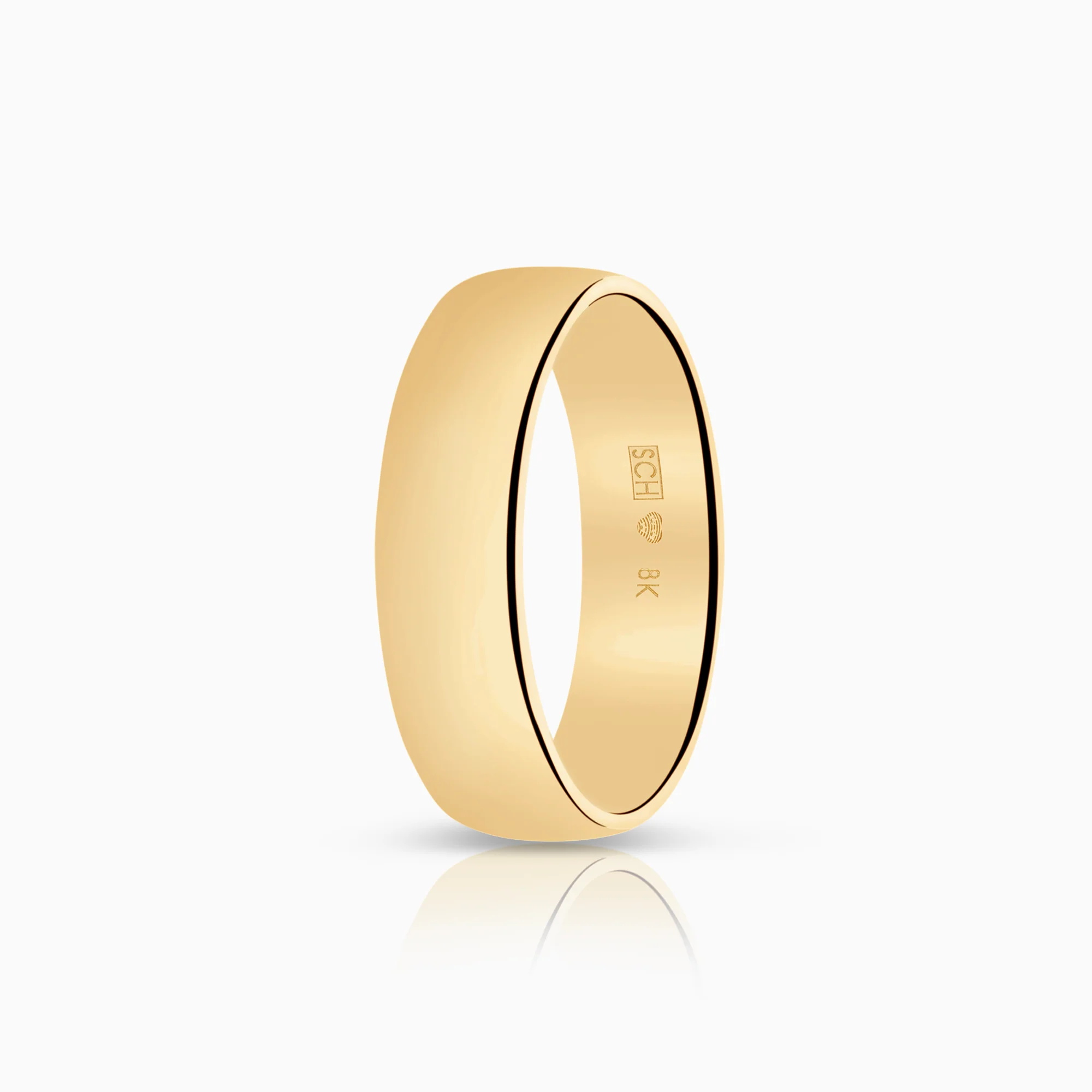 Plain ring Schalins 6.51g 18K gold