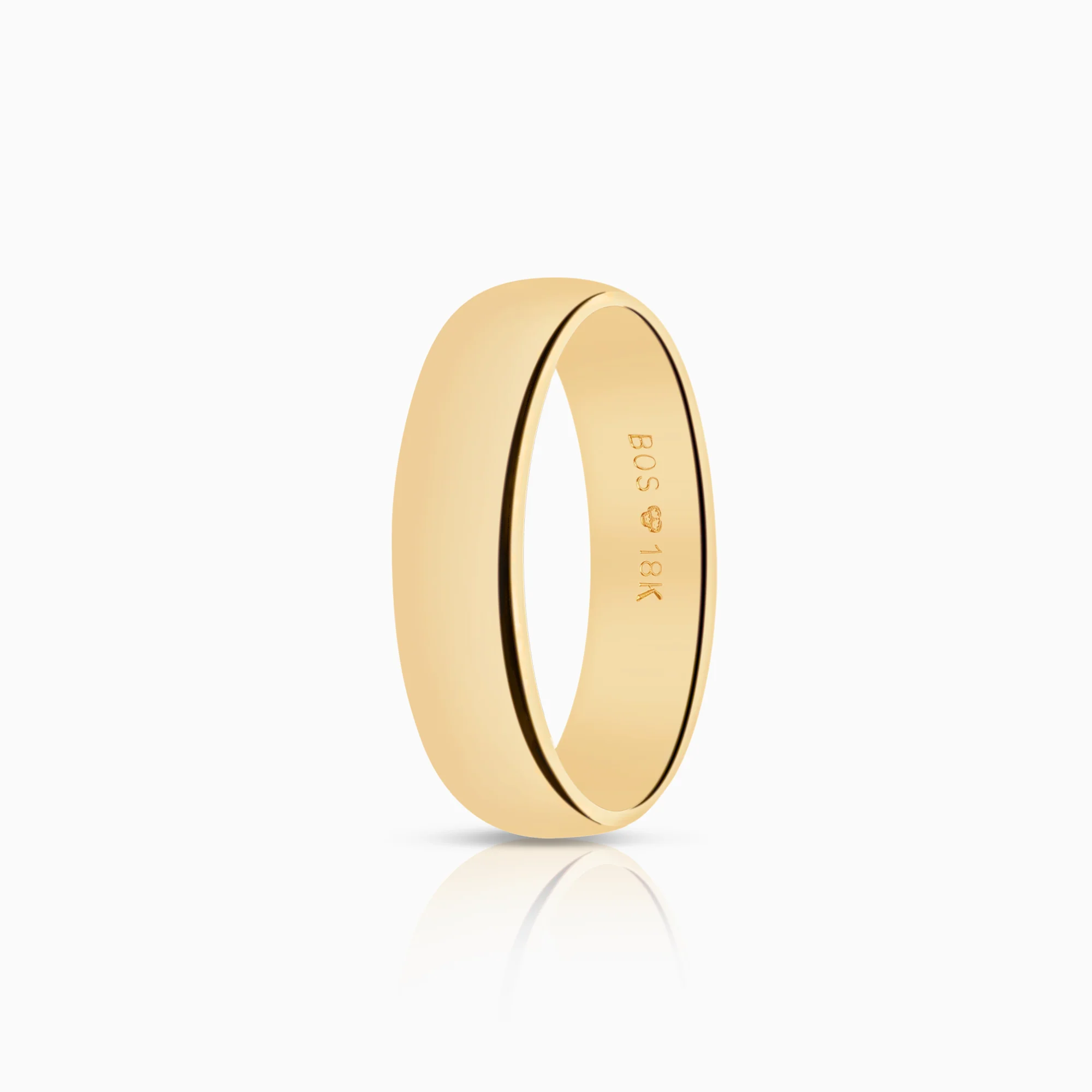 Plain ring Schalins 6.63g 18K gold
