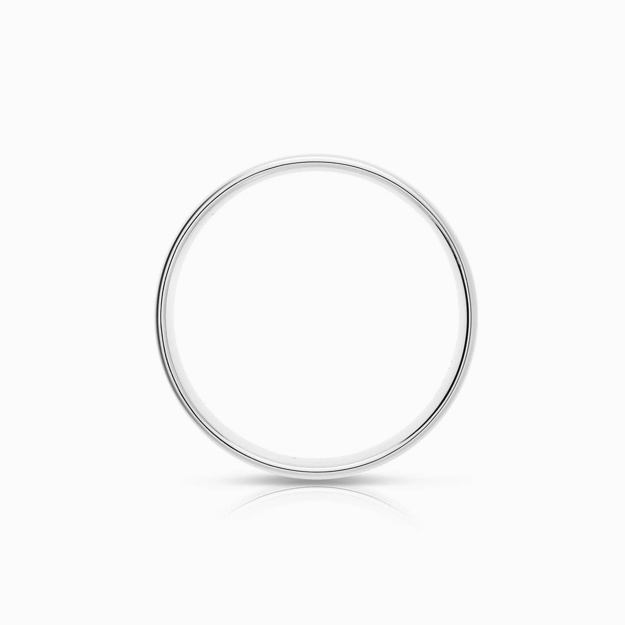 Plain ring 7.38g 18K white gold - Image 2