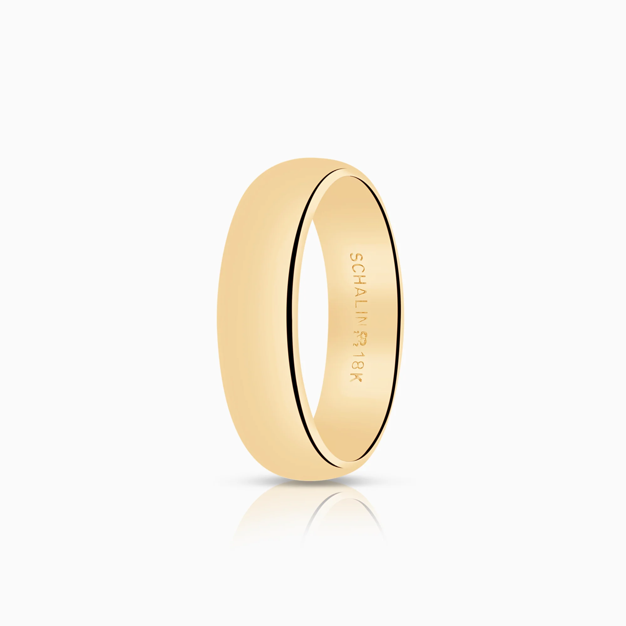 Plain ring 7.52g 18K gold