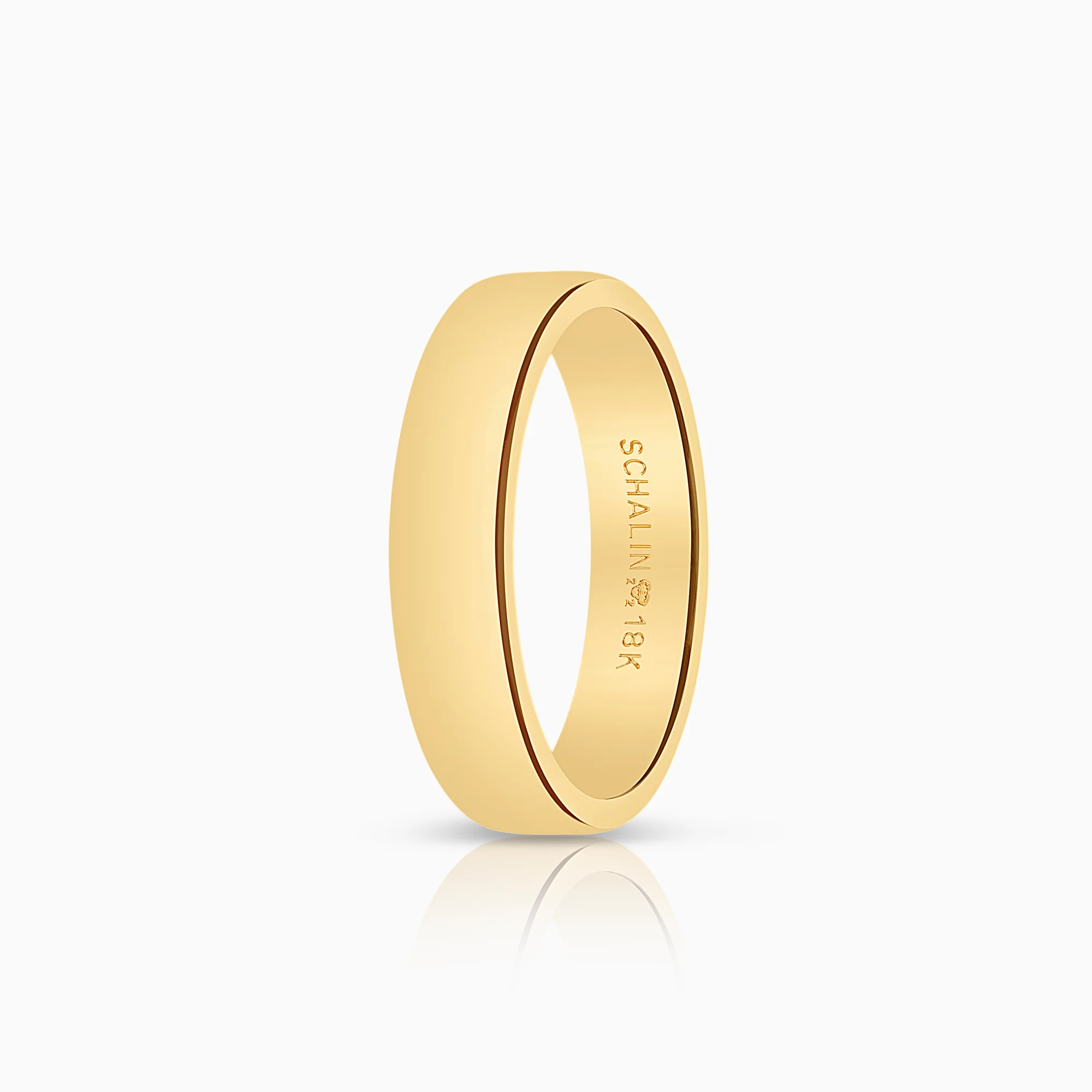 Plain ring 8.07g 18K gold
