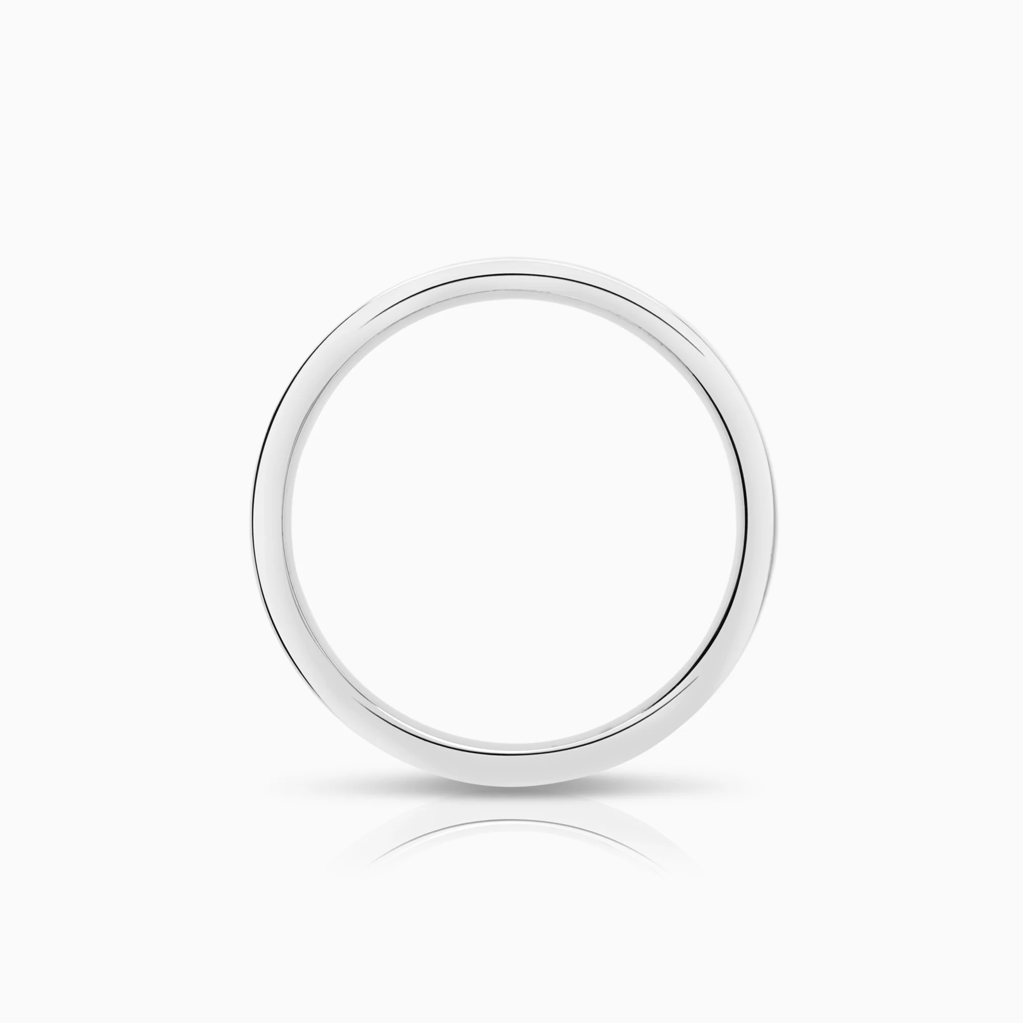 Plain ring 8.21g 18K white gold - Image 2