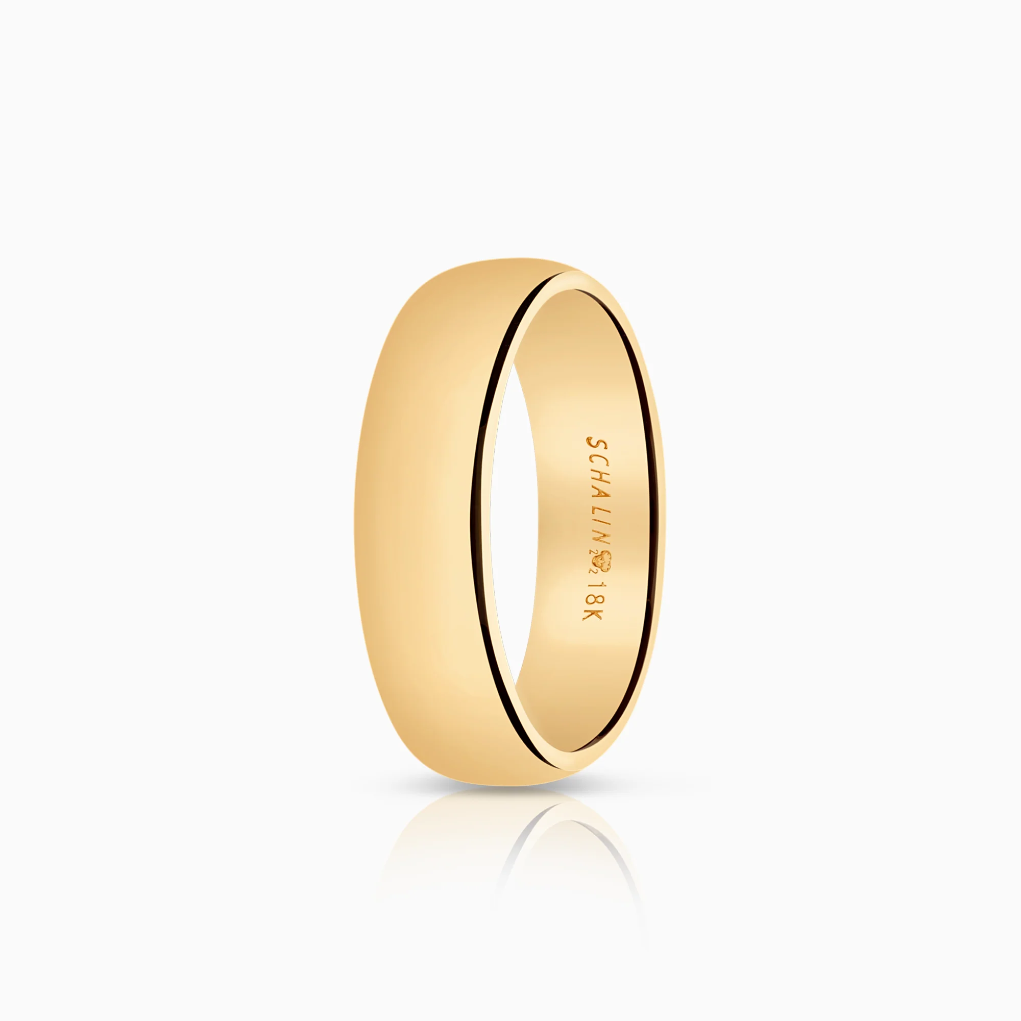 Smooth ring Schalins 8.25g 18K gold