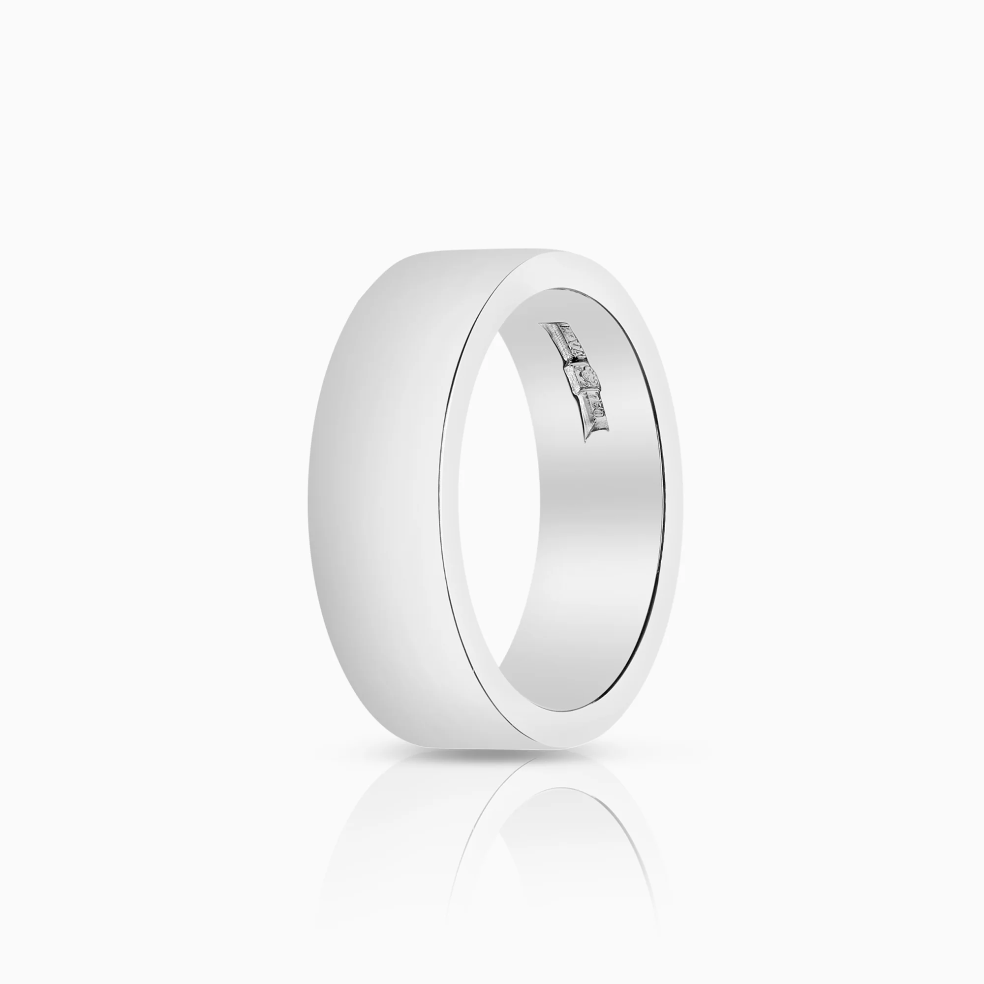 Efva Attling plain ring 16.05g 18K white gold