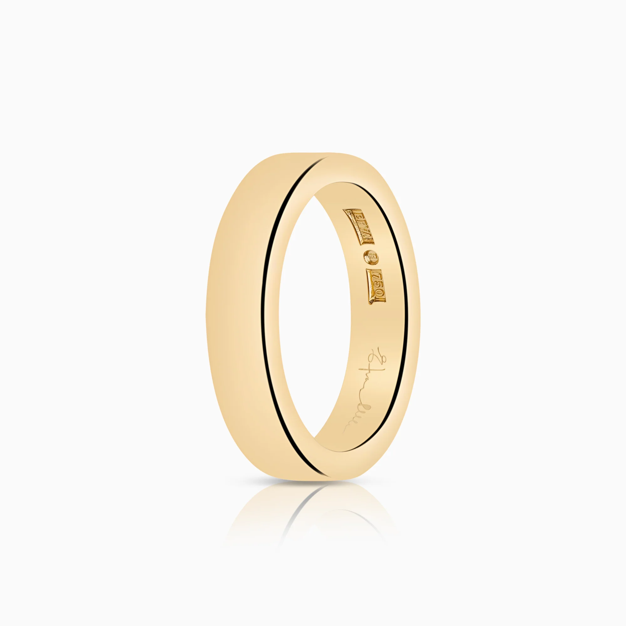 Efva Attling plain ring 7.68g 18K gold