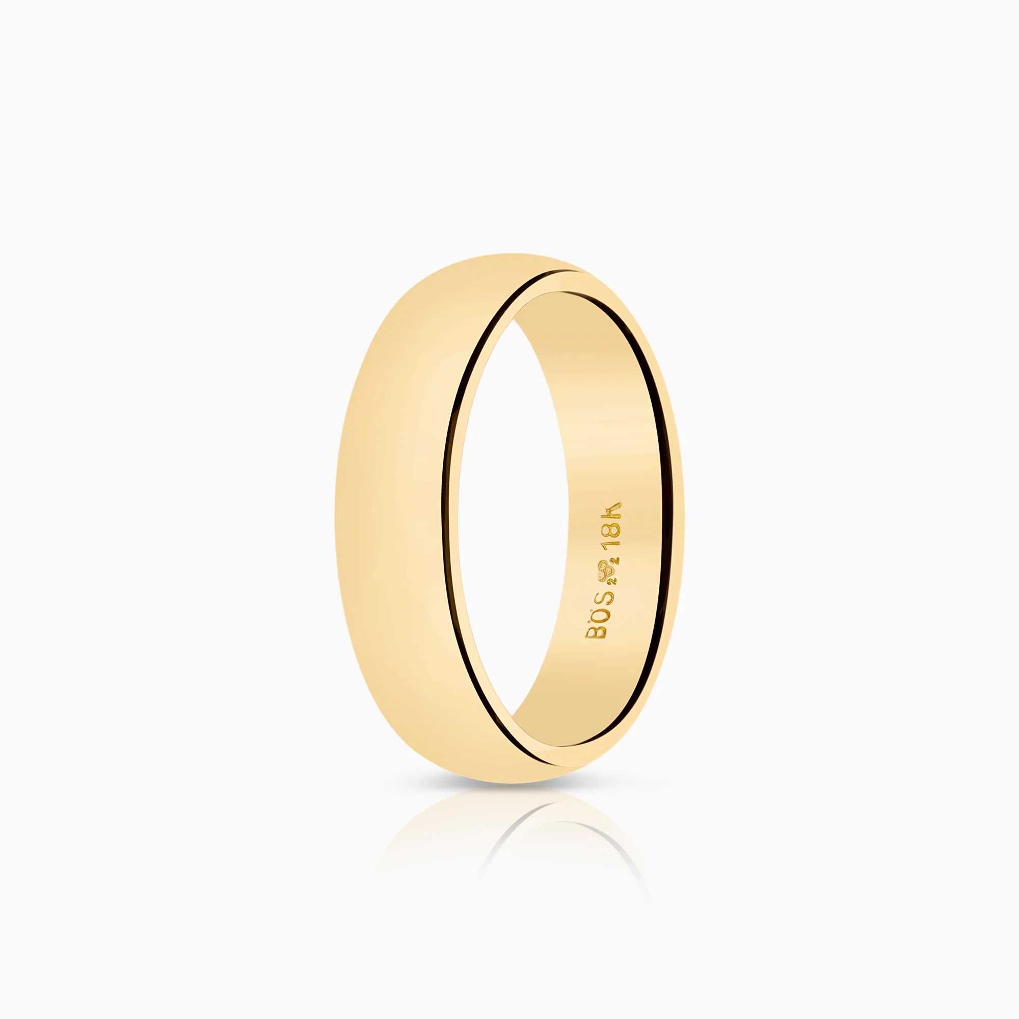 Plain ring Schalins 10.95g 18K gold