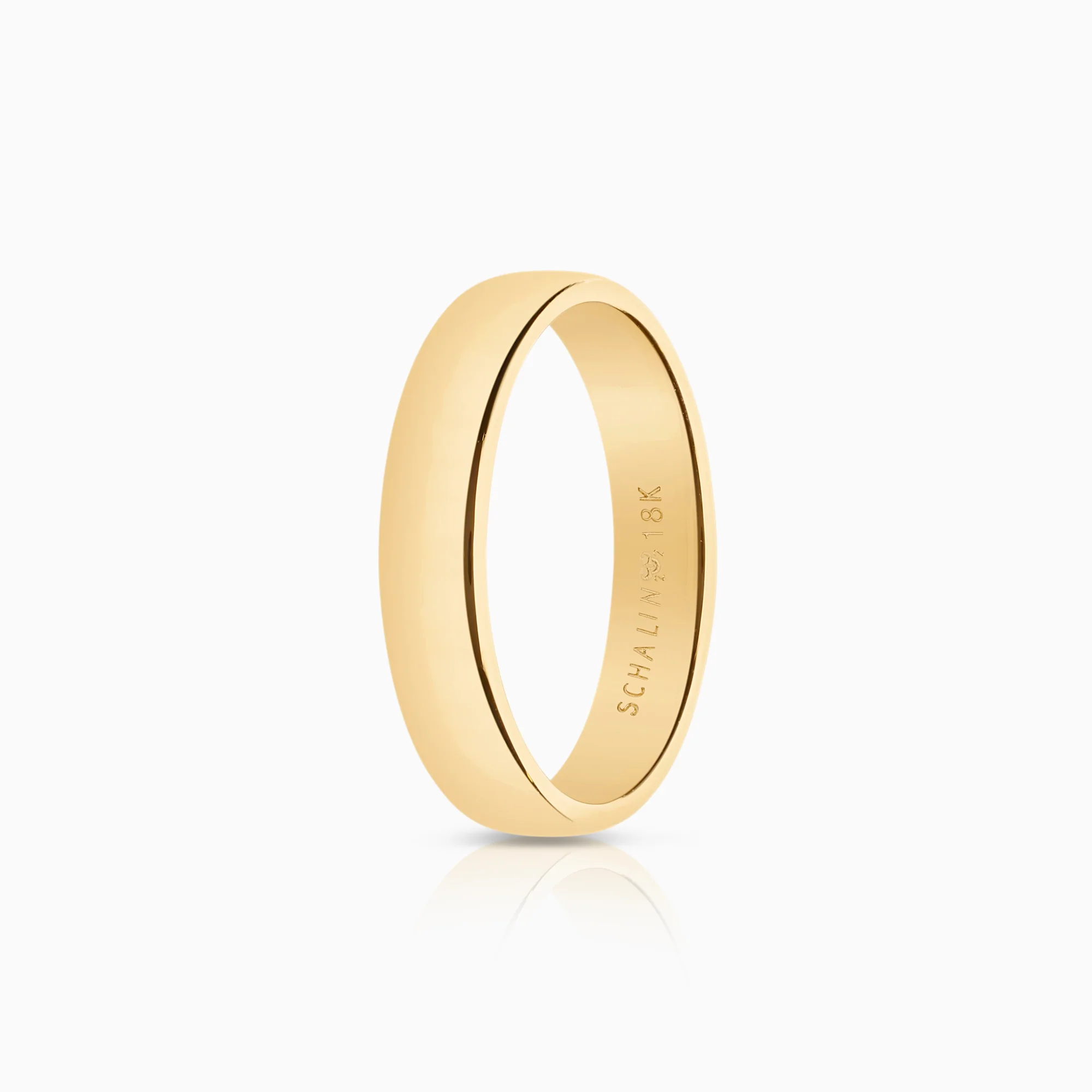Plain ring Schalins 4.03g 18K gold
