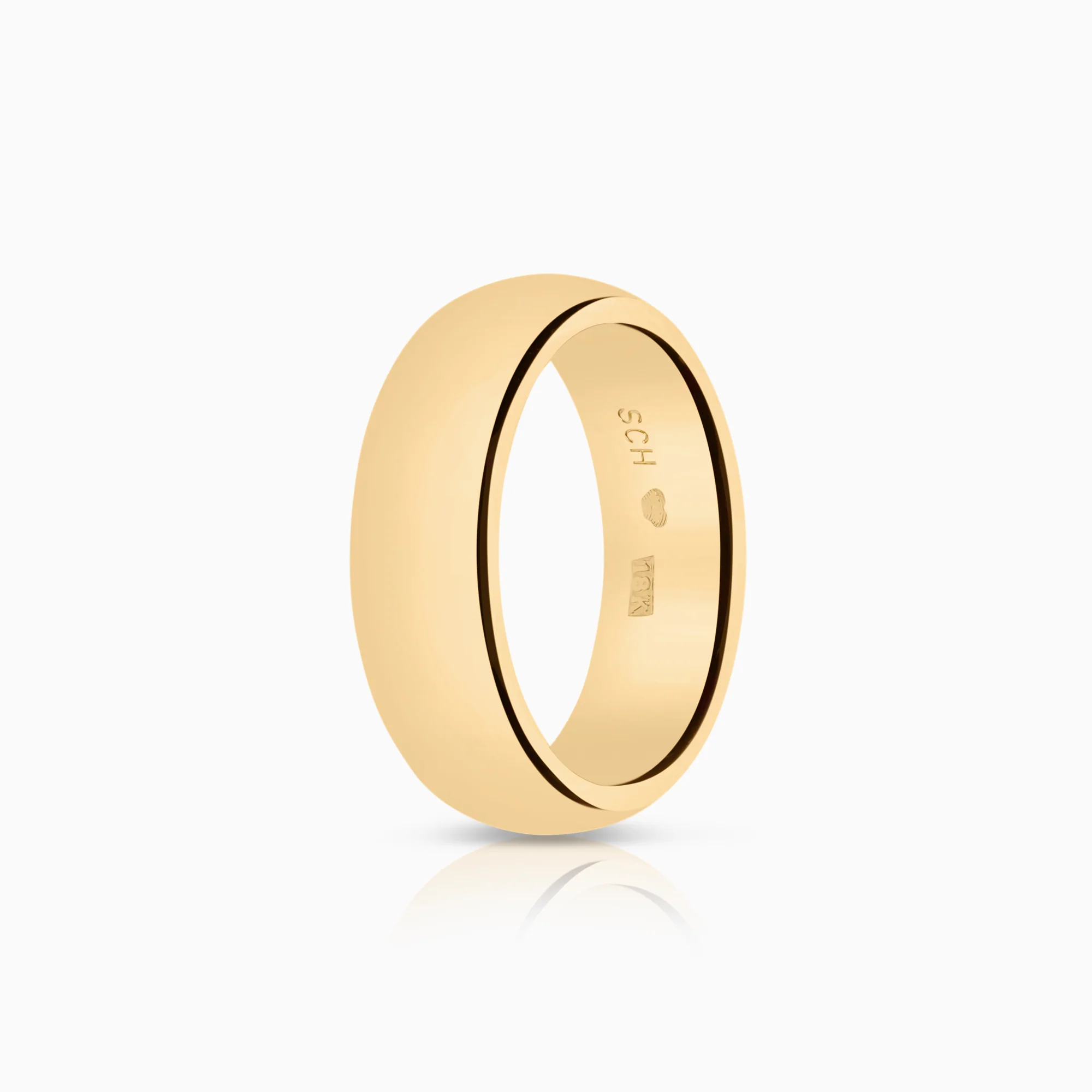 Plain ring Schalins 9.30g 18K gold