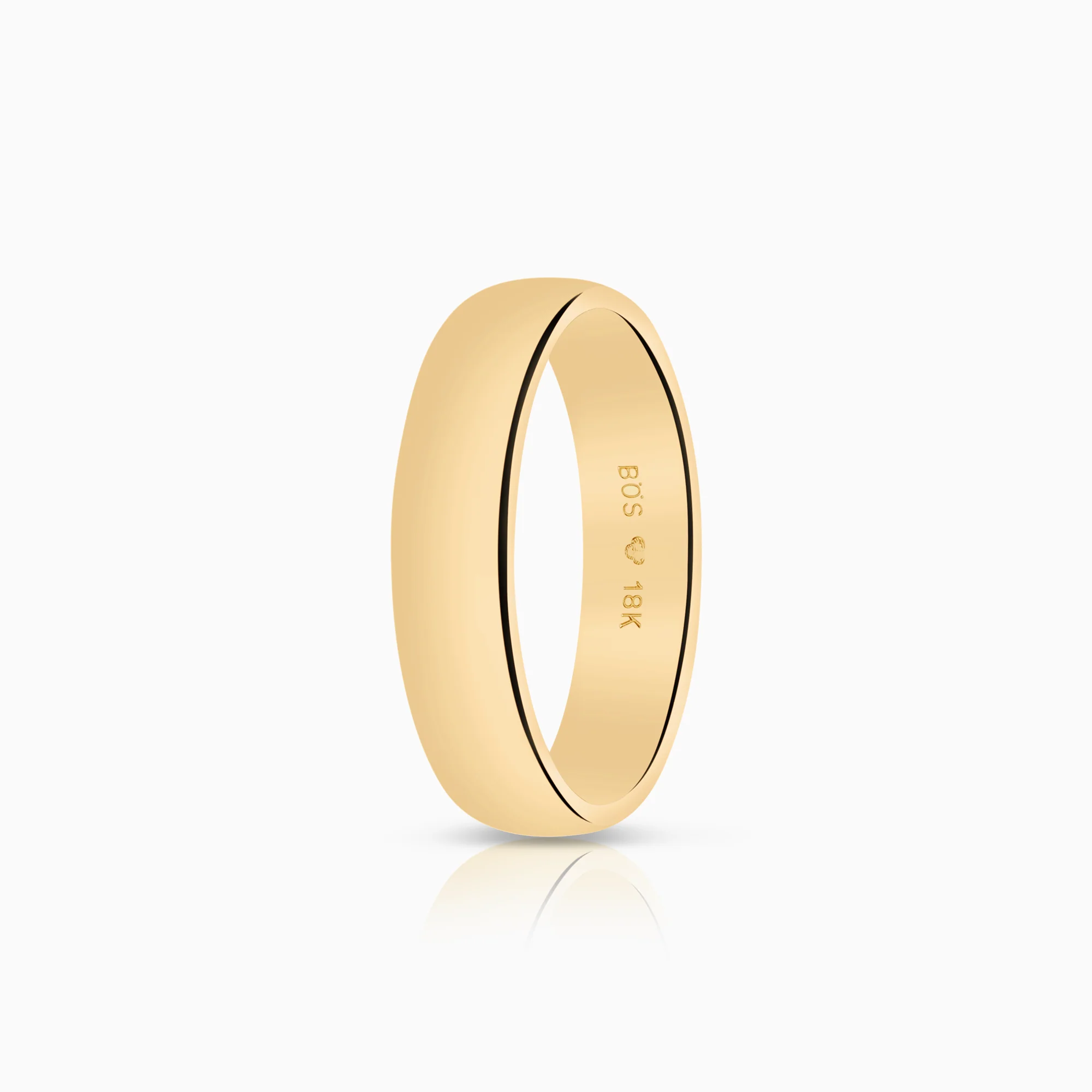 Plain ring 6.02g 18K gold