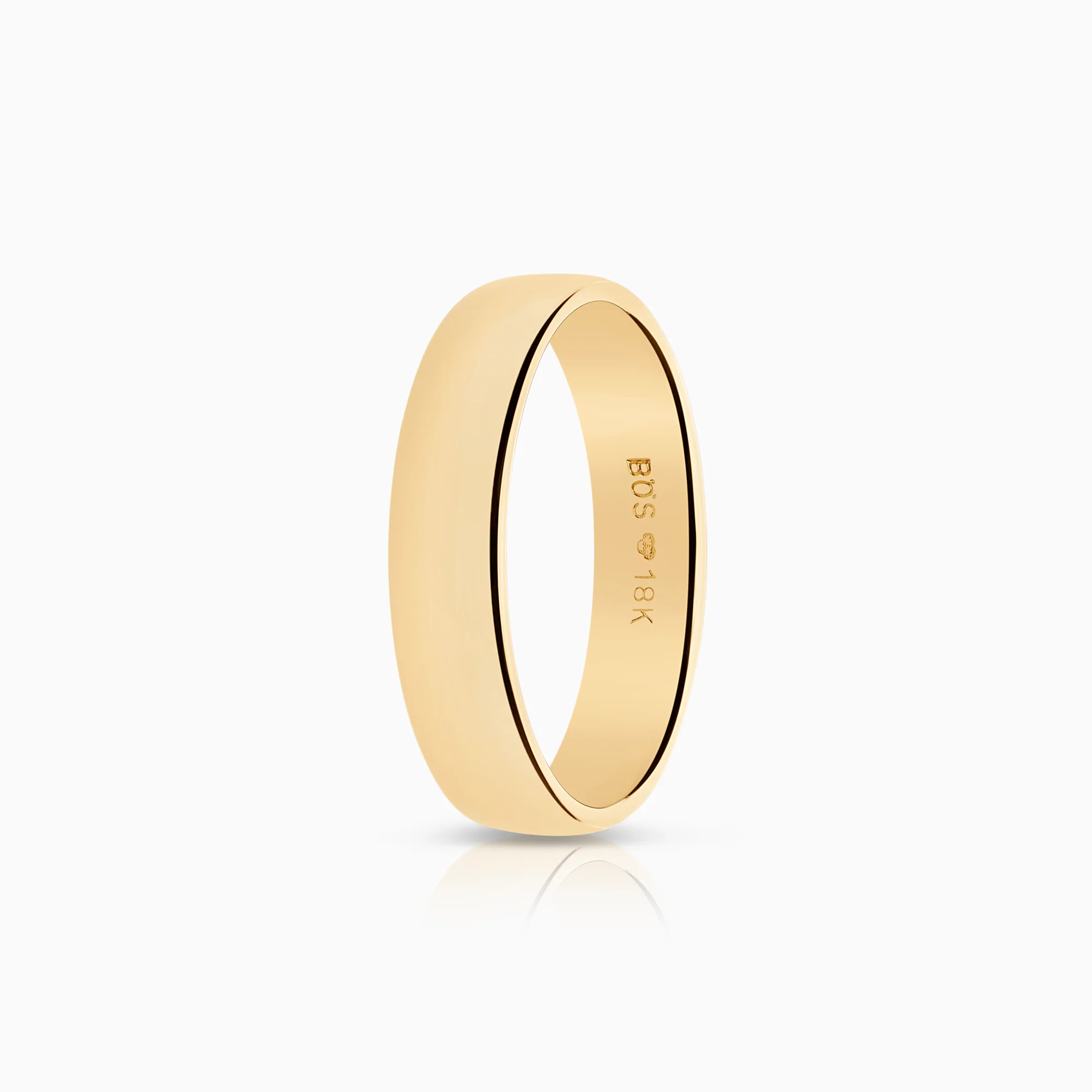 Plain ring 6.27g 18K gold