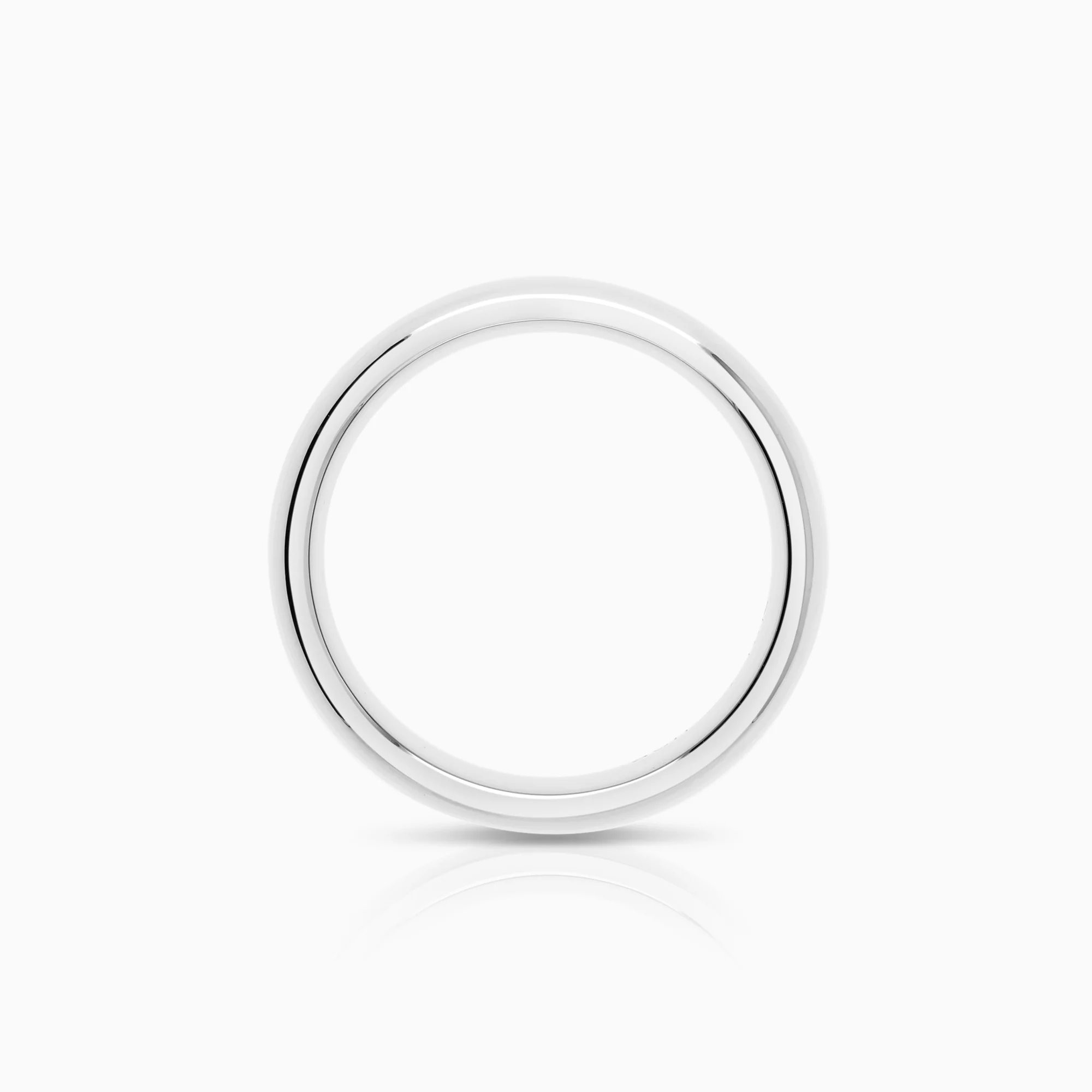 Plain ring 9.59g 18K white gold - Image 2