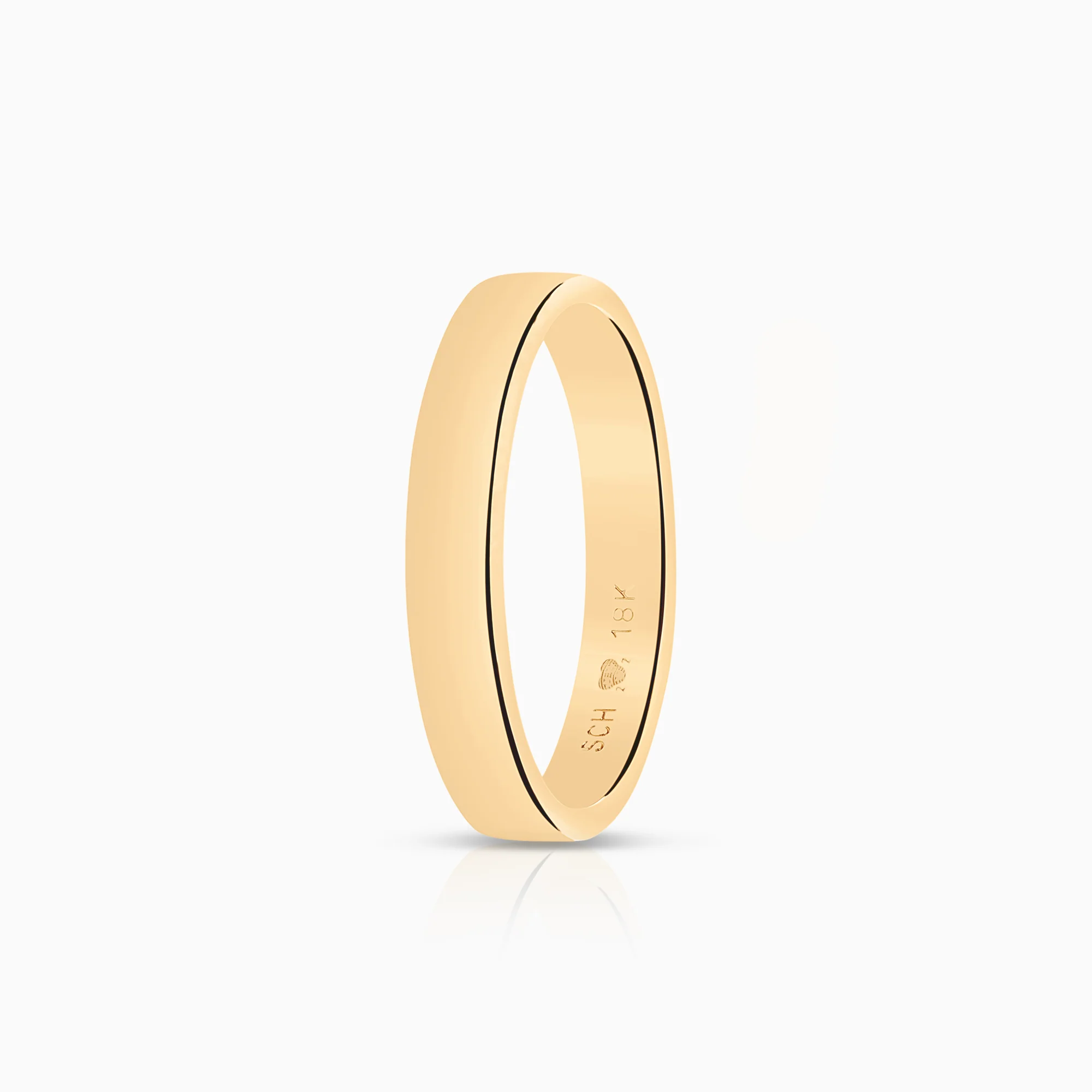 Plain Schalins Ring 5.65g 18K Gold