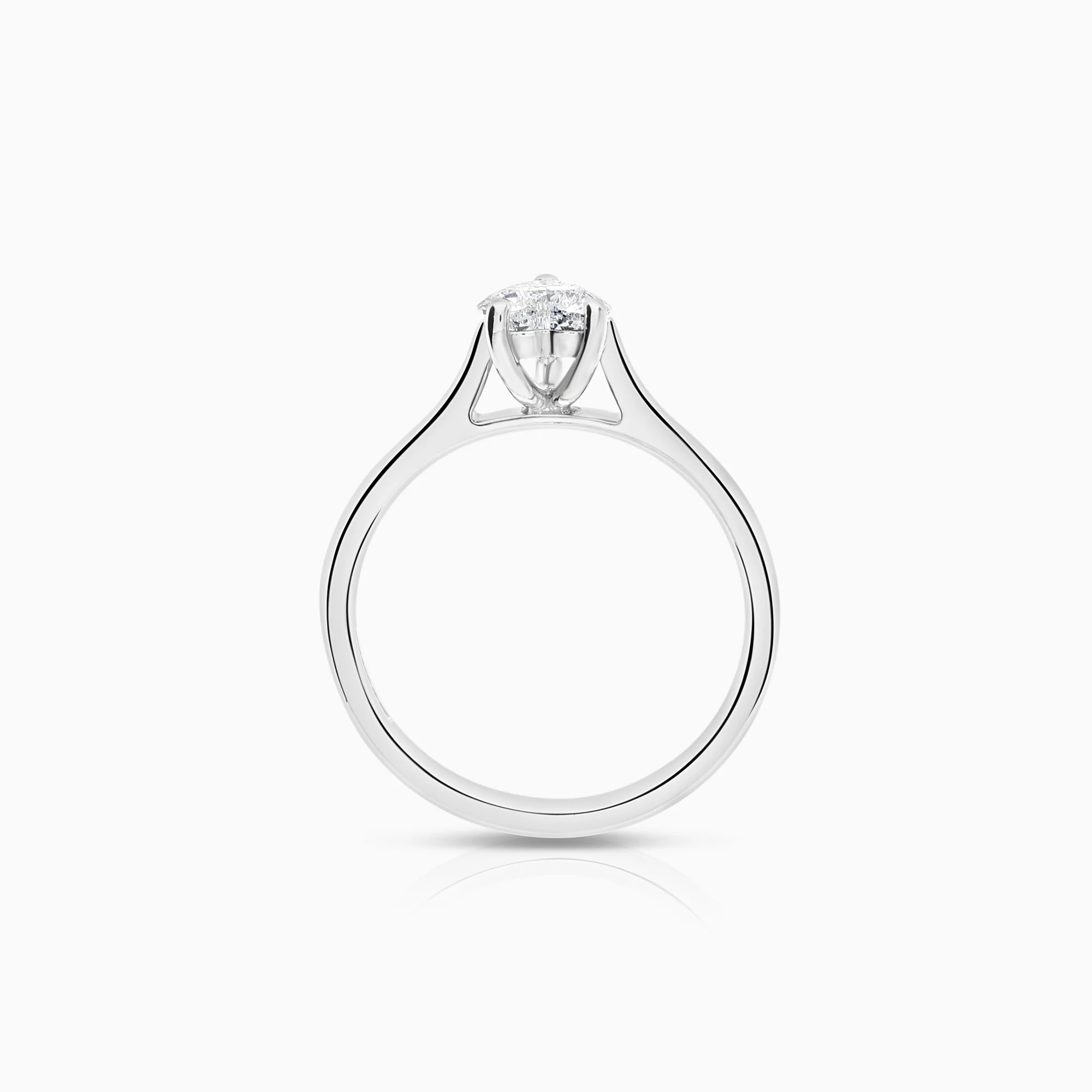 Solitaire Diamond Ring 0.50ct 950 Palladium - Image 2