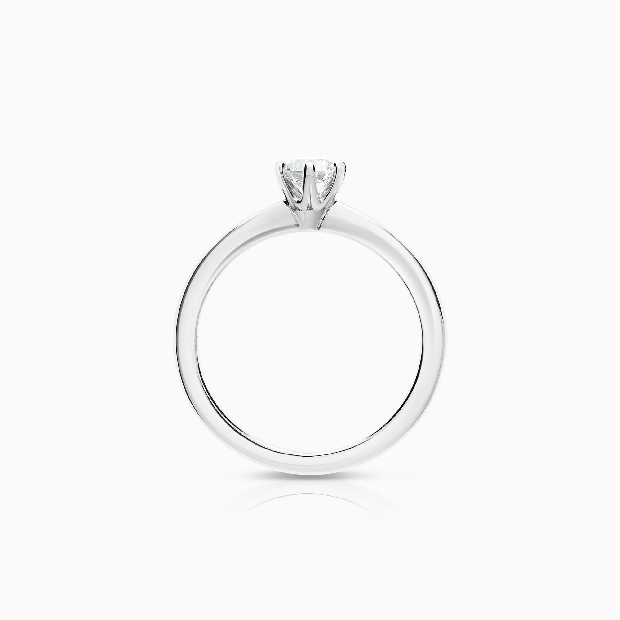 Solitaire diamond ring 0.50ct 950 platinum - Image 2