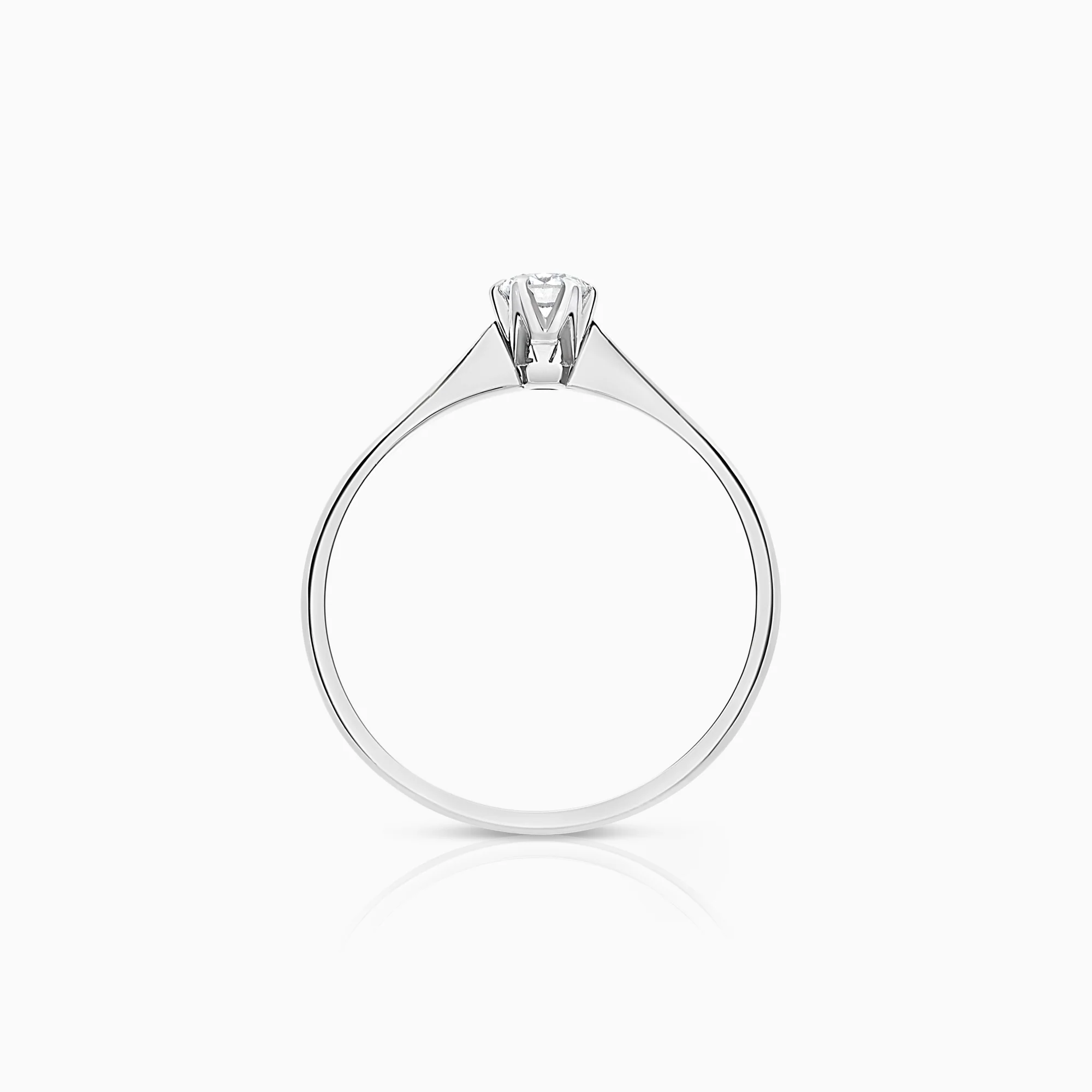Solitaire ring 0.20ct 950 Platinum - Image 2