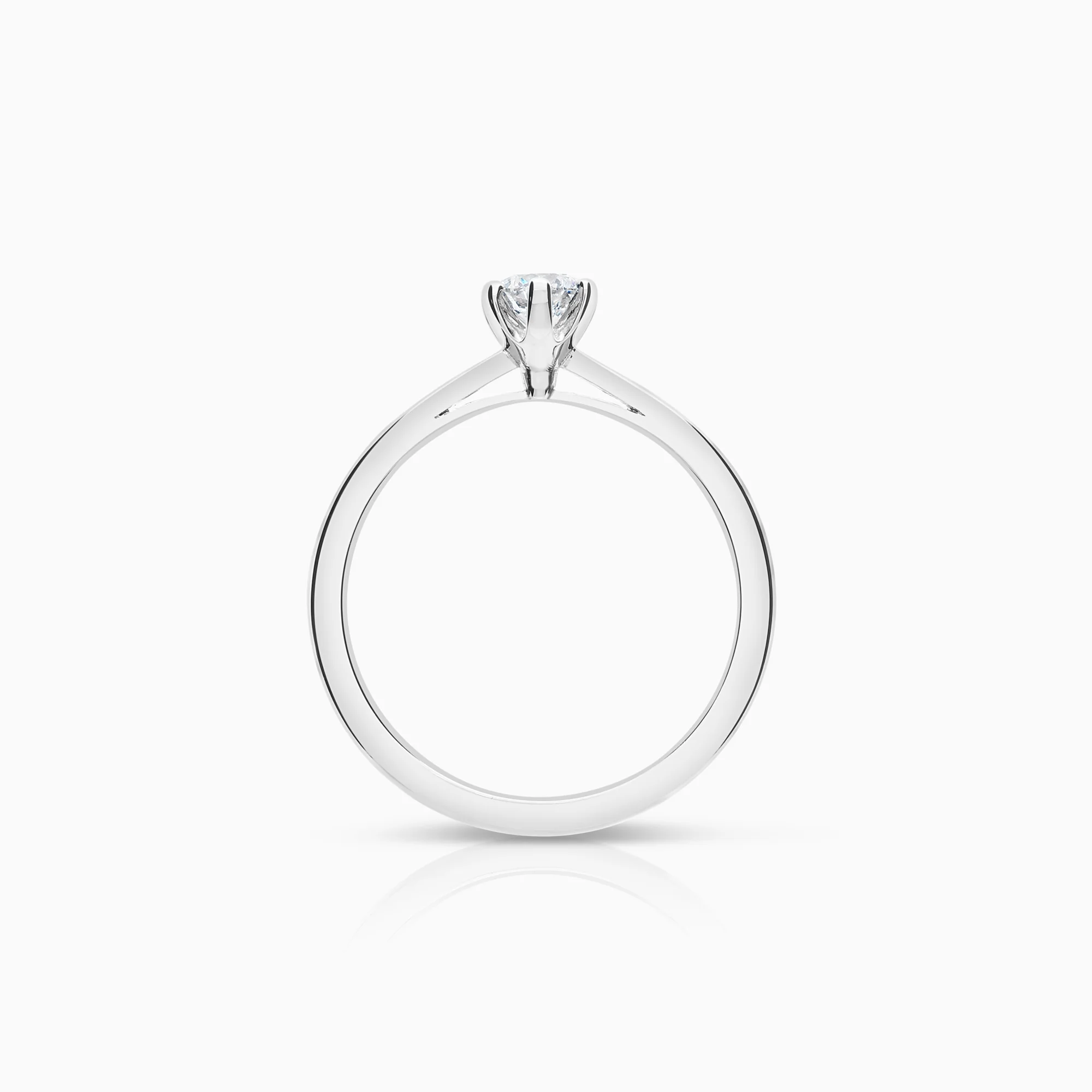 Solitaire ring 0.30ct 950 platinum - Image 2